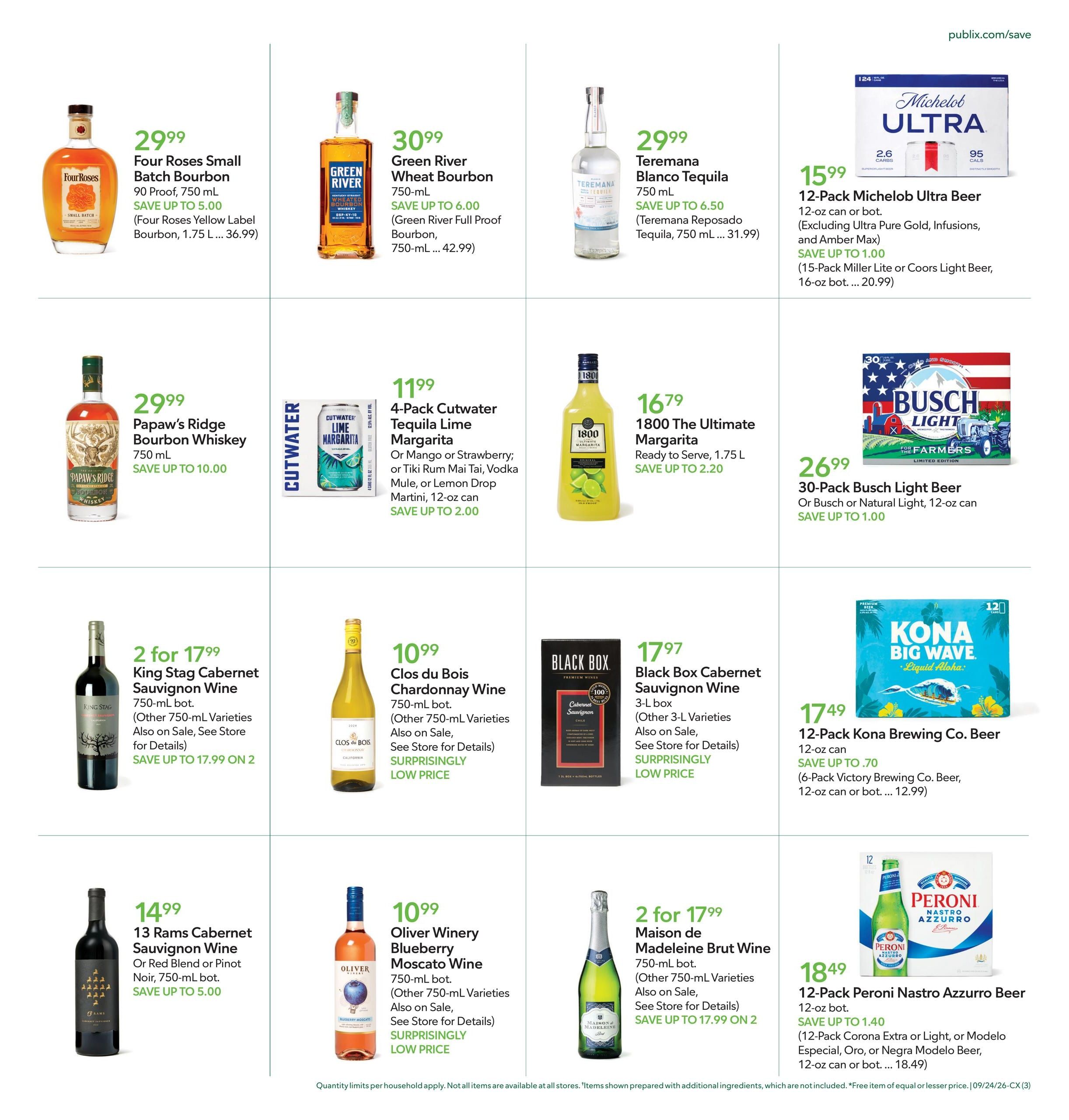 Publix (Frankfort-Lexington Area, KY) Weekly Ad September 23 - 29, 2026