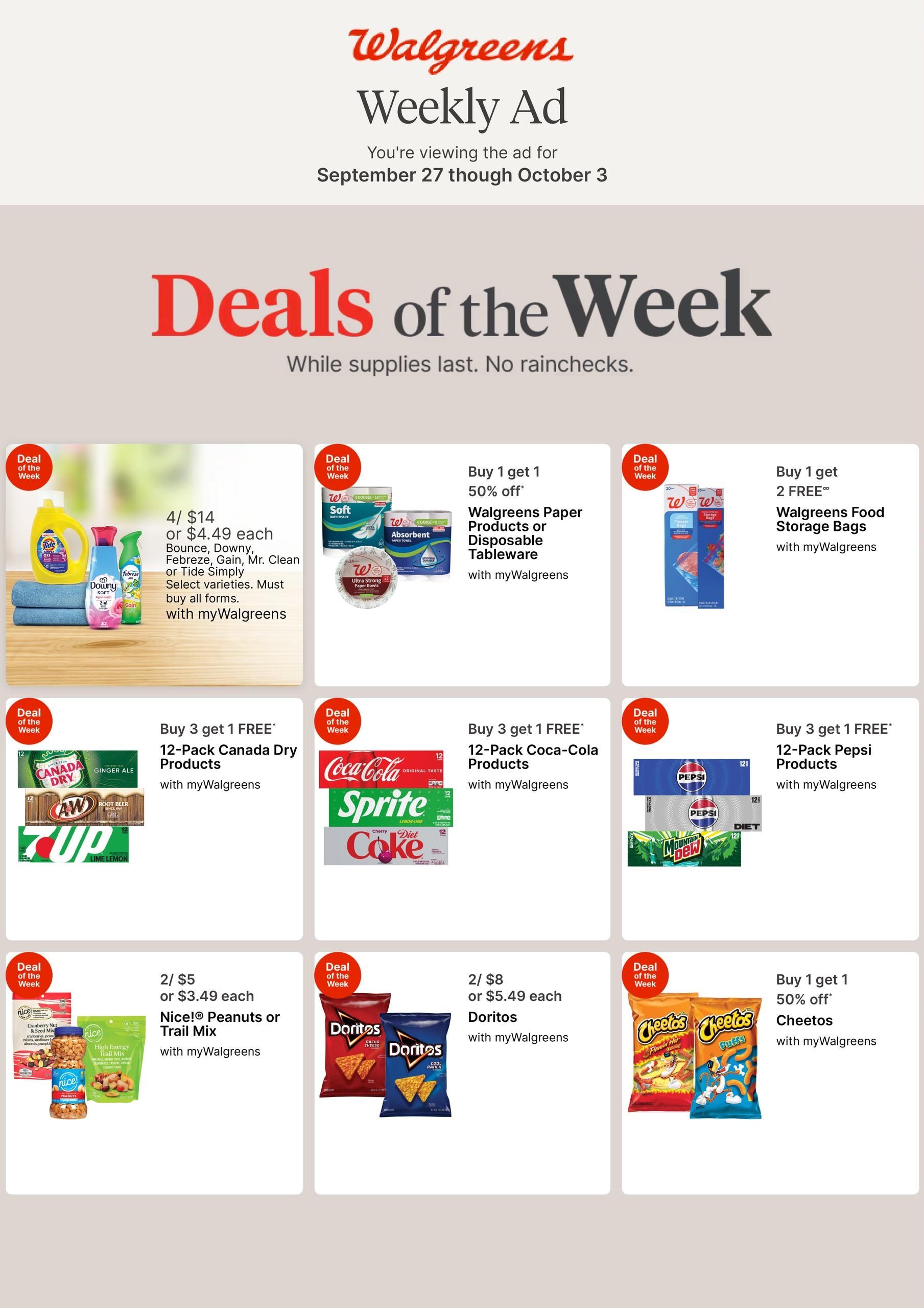 Walgreens (Honolulu-Makawao Area, HI) Weekly Ad September 27 - October 3, 2026