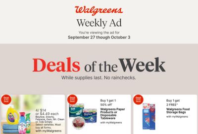 Walgreens (Honolulu-Makawao Area, HI) Weekly Ad September 27 - October 3, 2026