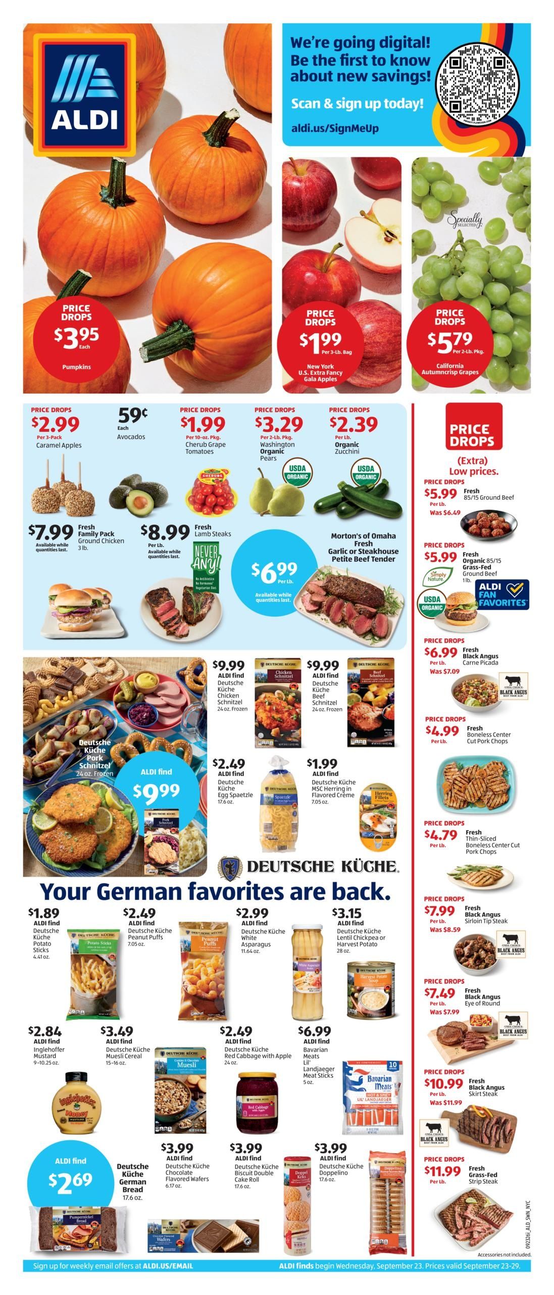 ALDI (Yonkers Area, NY) Weekly Ad September 23 - 29, 2026