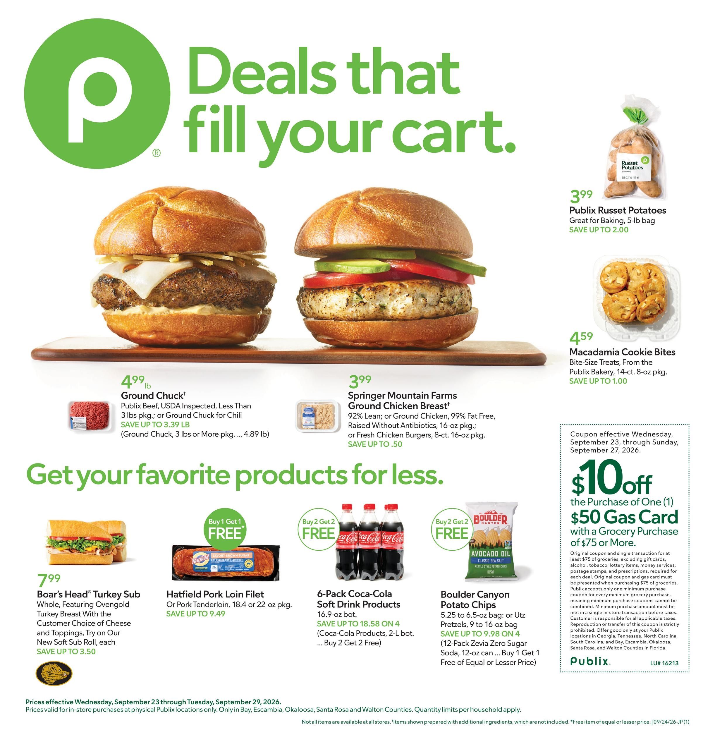 Publix (Pensacola Area, FL) Weekly Ad September 23 - 29, 2026
