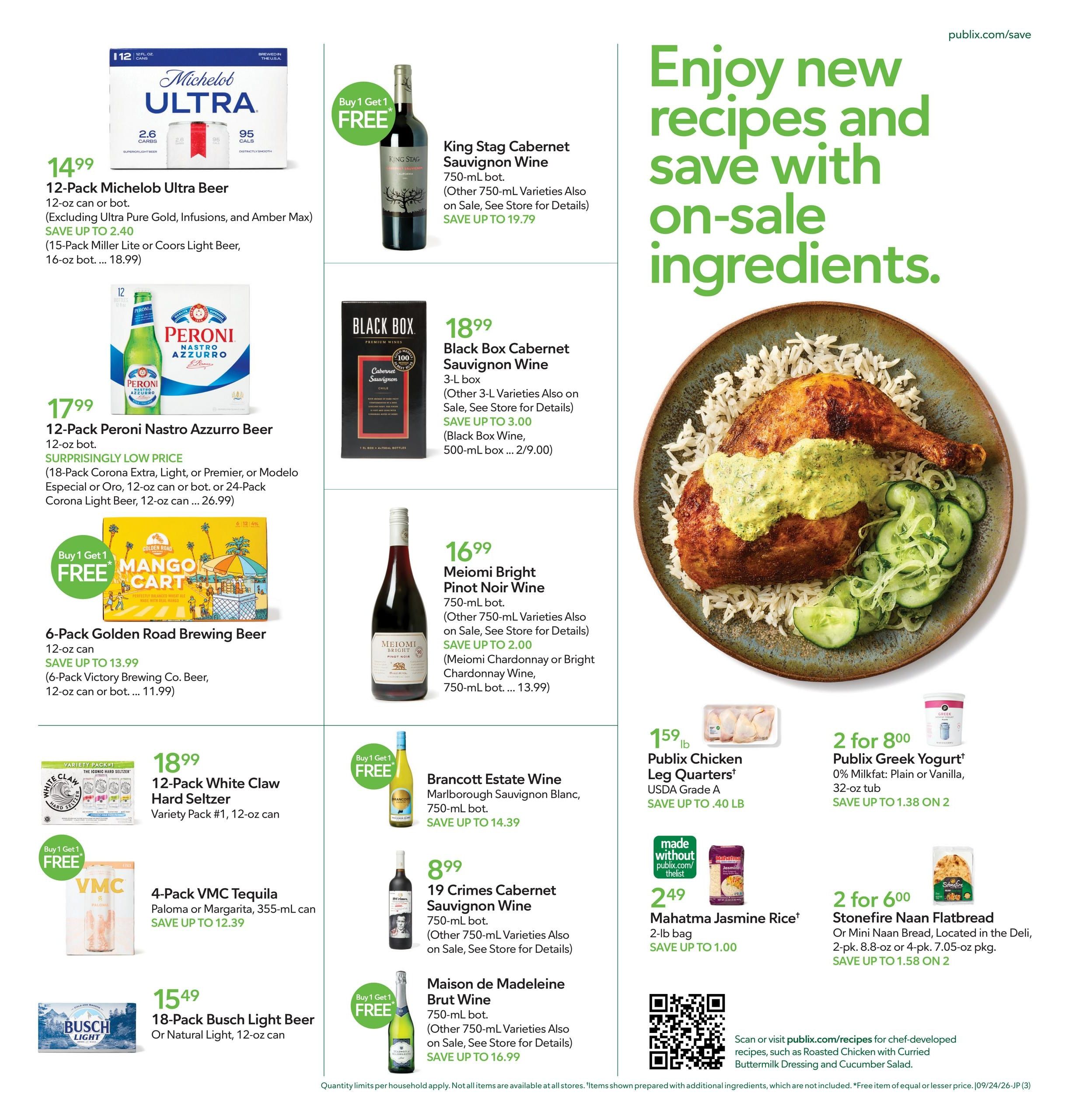 Publix (Pensacola Area, FL) Weekly Ad September 23 - 29, 2026
