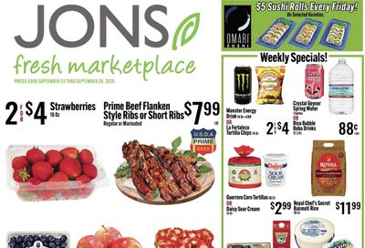 Jons International Marketplace (Anaheim Area, CA) Weekly Ad September 23 - 29, 2026