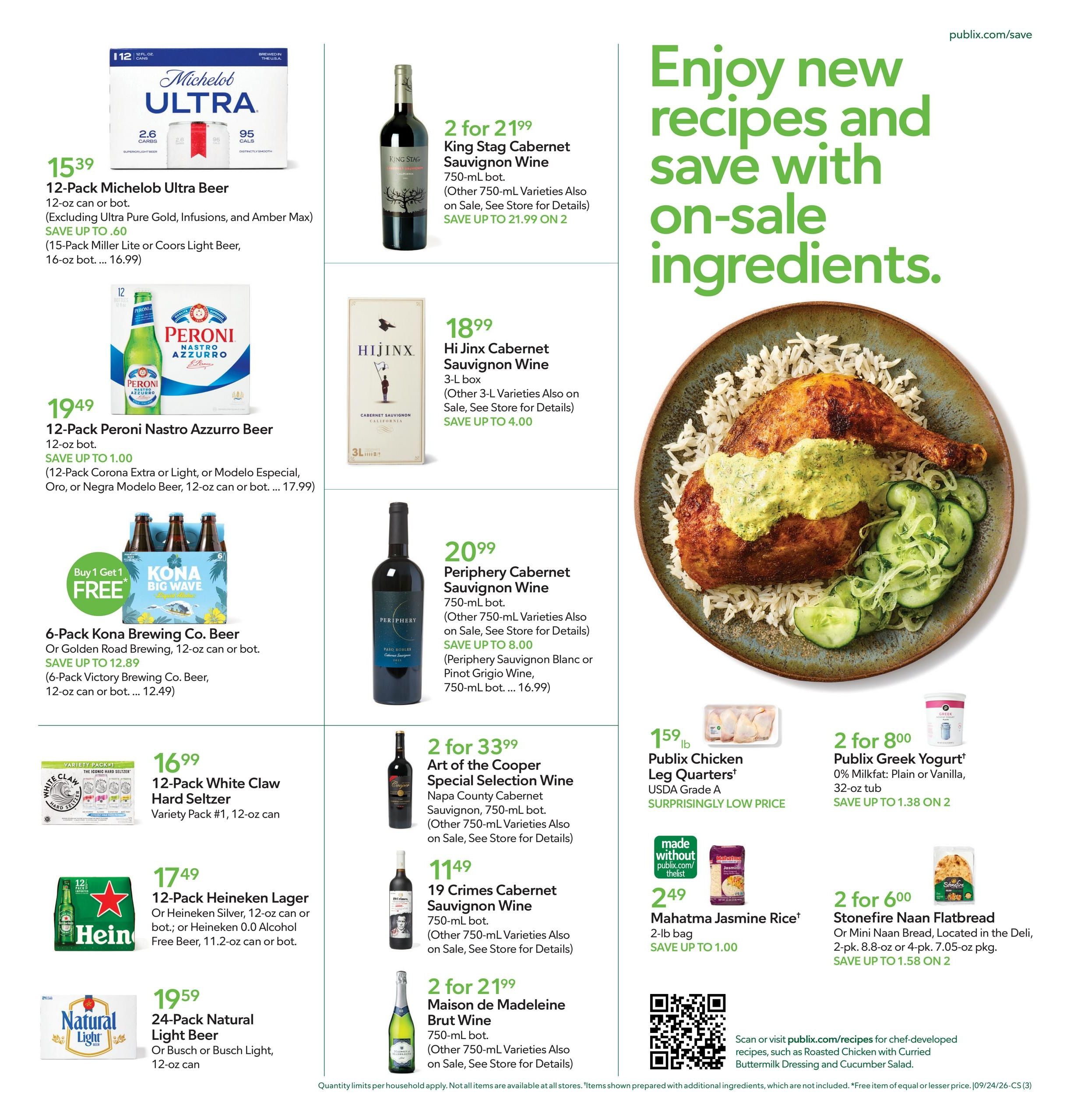 Publix (Richburg Area, SC) Weekly Ad September 23 - 29, 2026