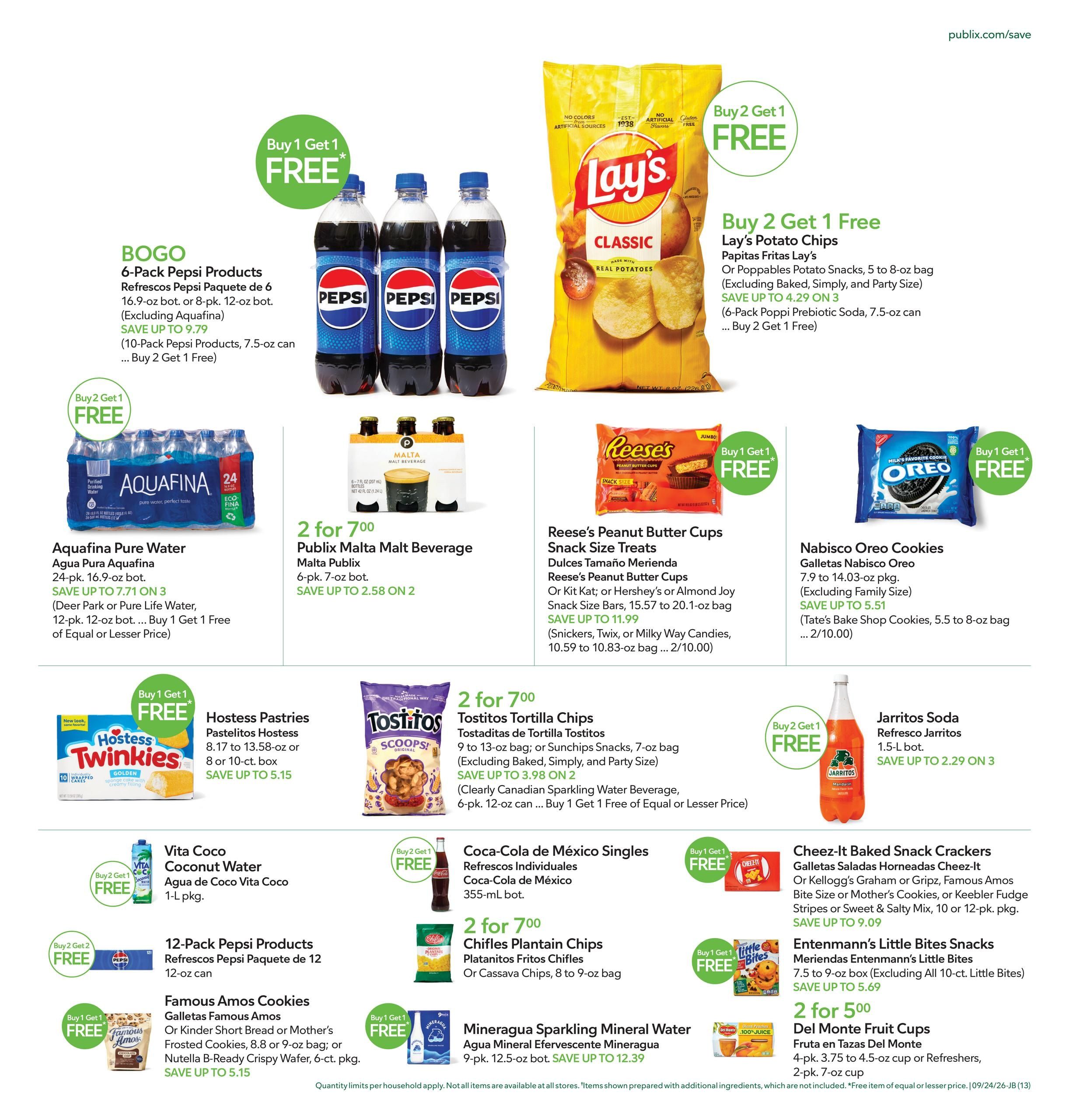 Publix (Savannah Area, GA) Anuncio Semanal Español Weekly Ad September 23 - 29, 2026