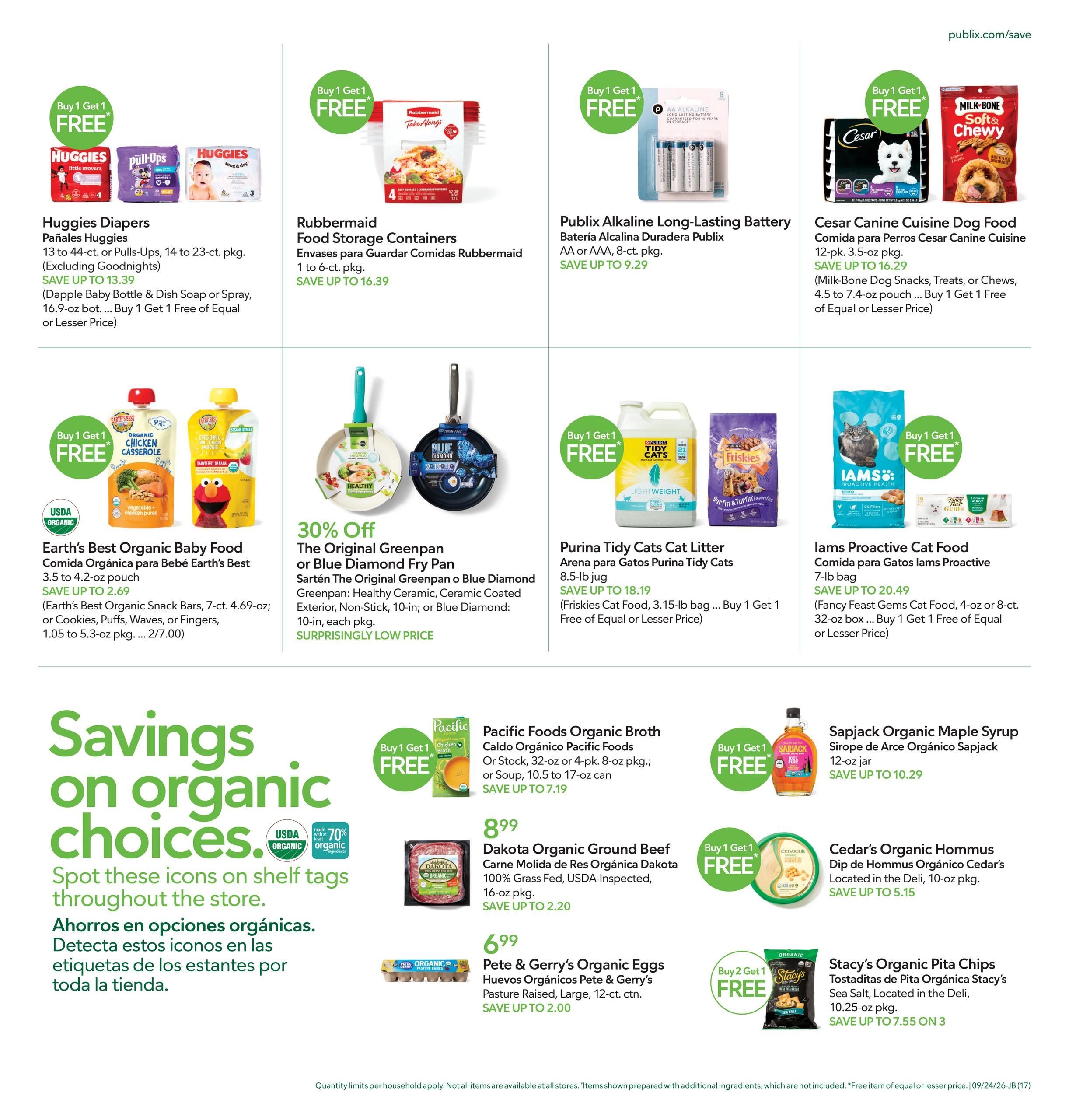 Publix (Savannah Area, GA) Anuncio Semanal Español Weekly Ad September 23 - 29, 2026