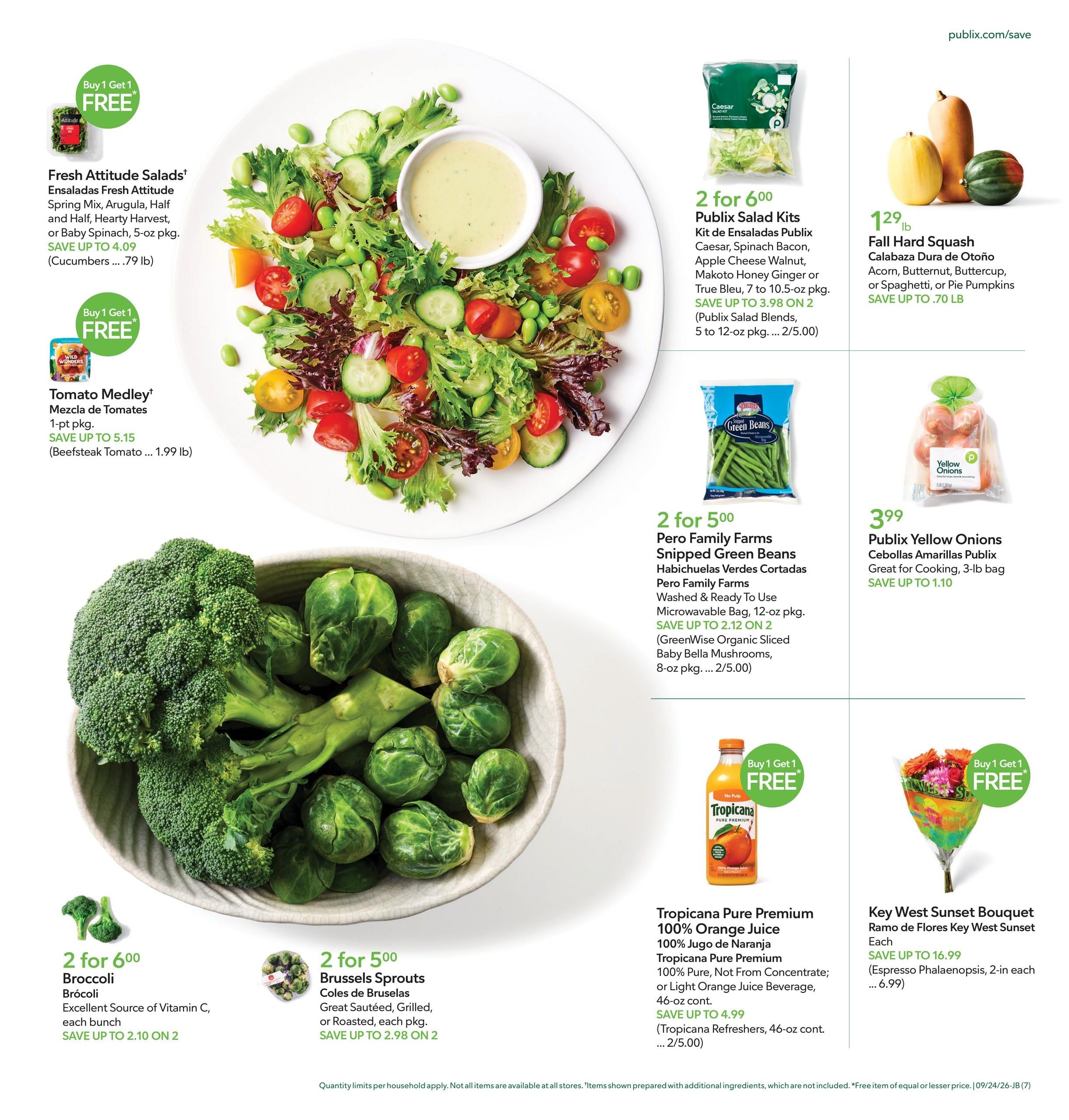 Publix (Savannah Area, GA) Anuncio Semanal Español Weekly Ad September 23 - 29, 2026
