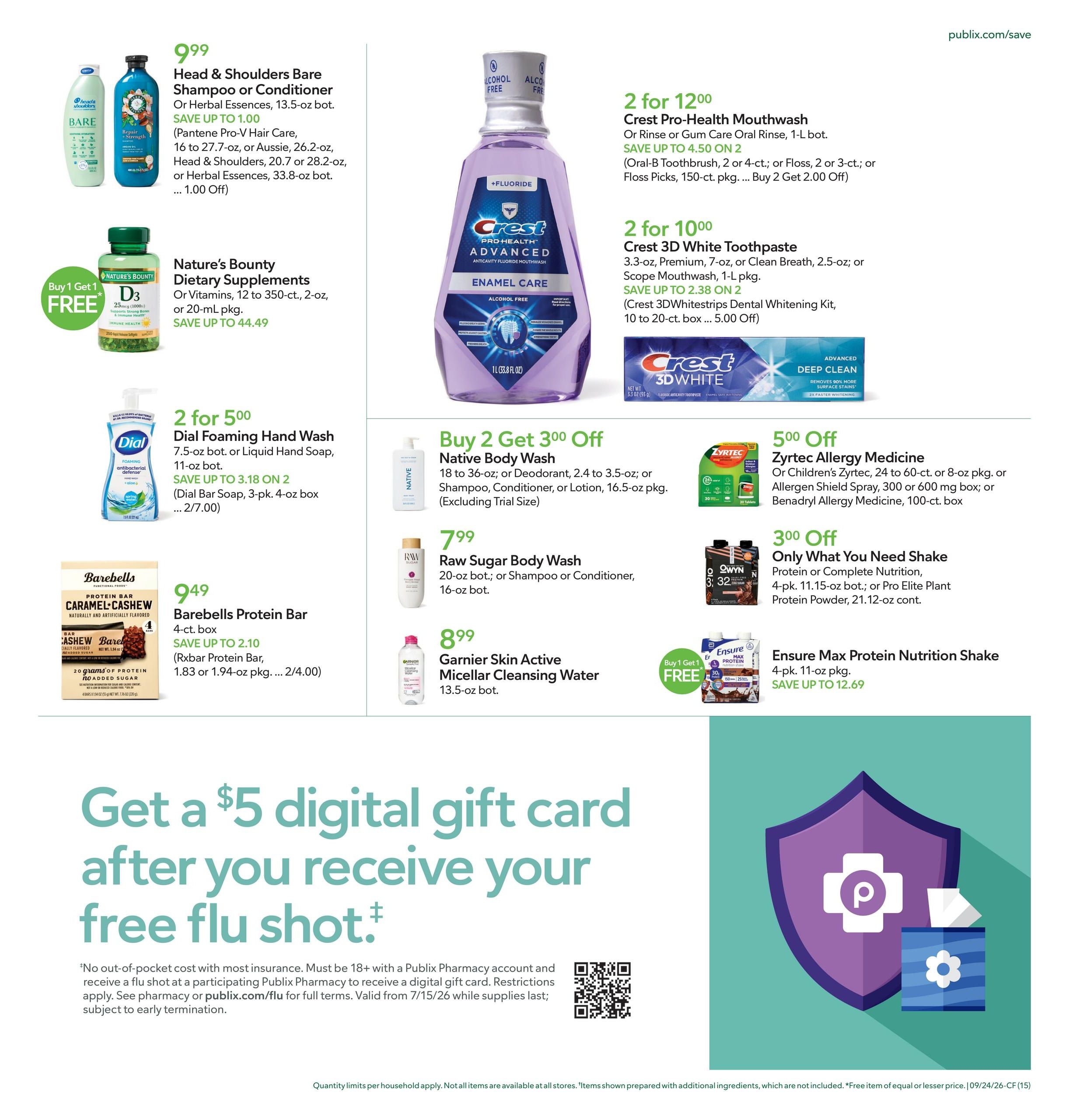 Publix (Wilmington Area, NC) Weekly Ad September 23 - 29, 2026