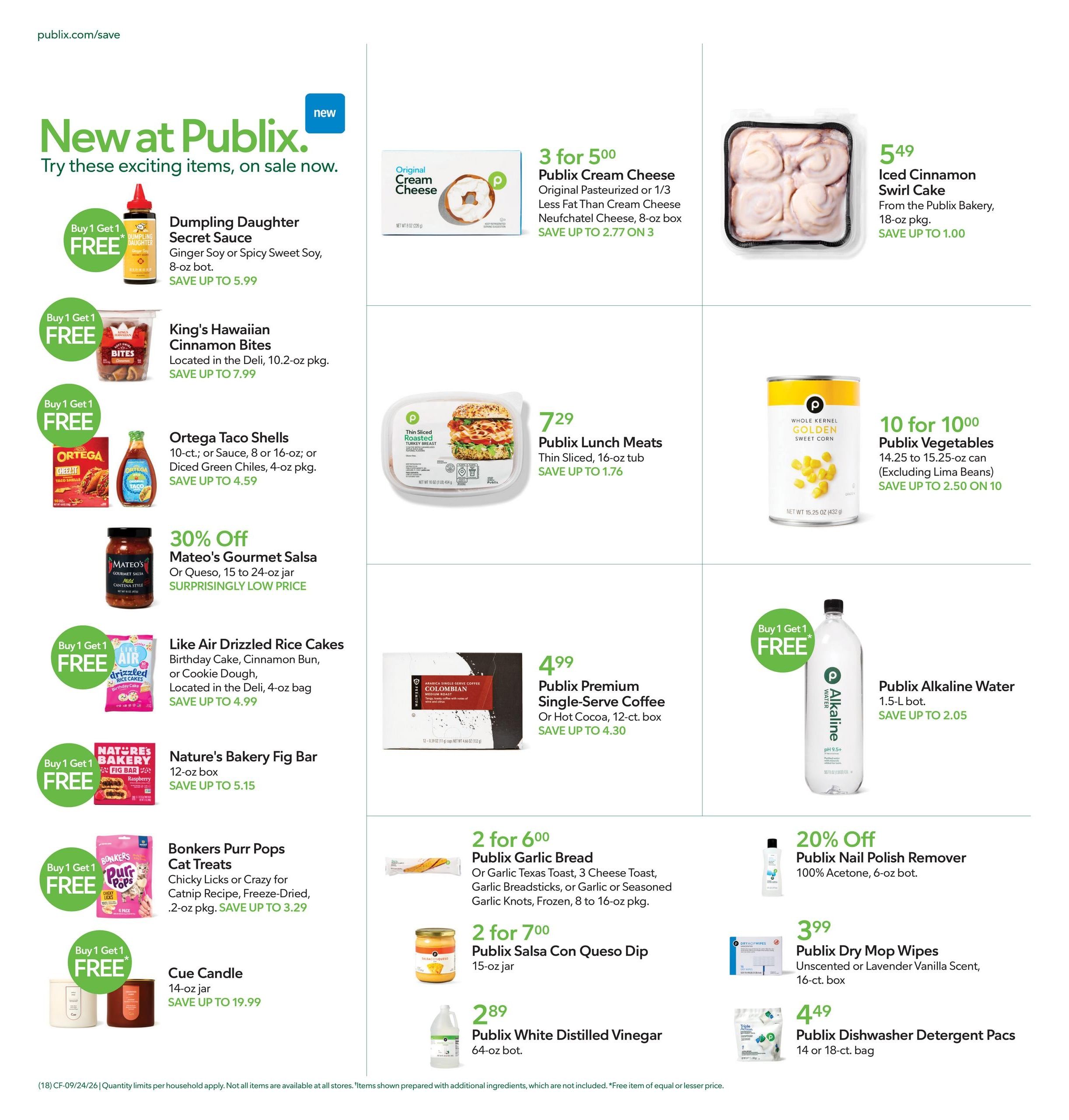 Publix (Wilmington Area, NC) Weekly Ad September 23 - 29, 2026