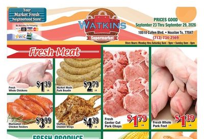 Watkins Supermarket Weekly Ad September 23 - 29, 2026