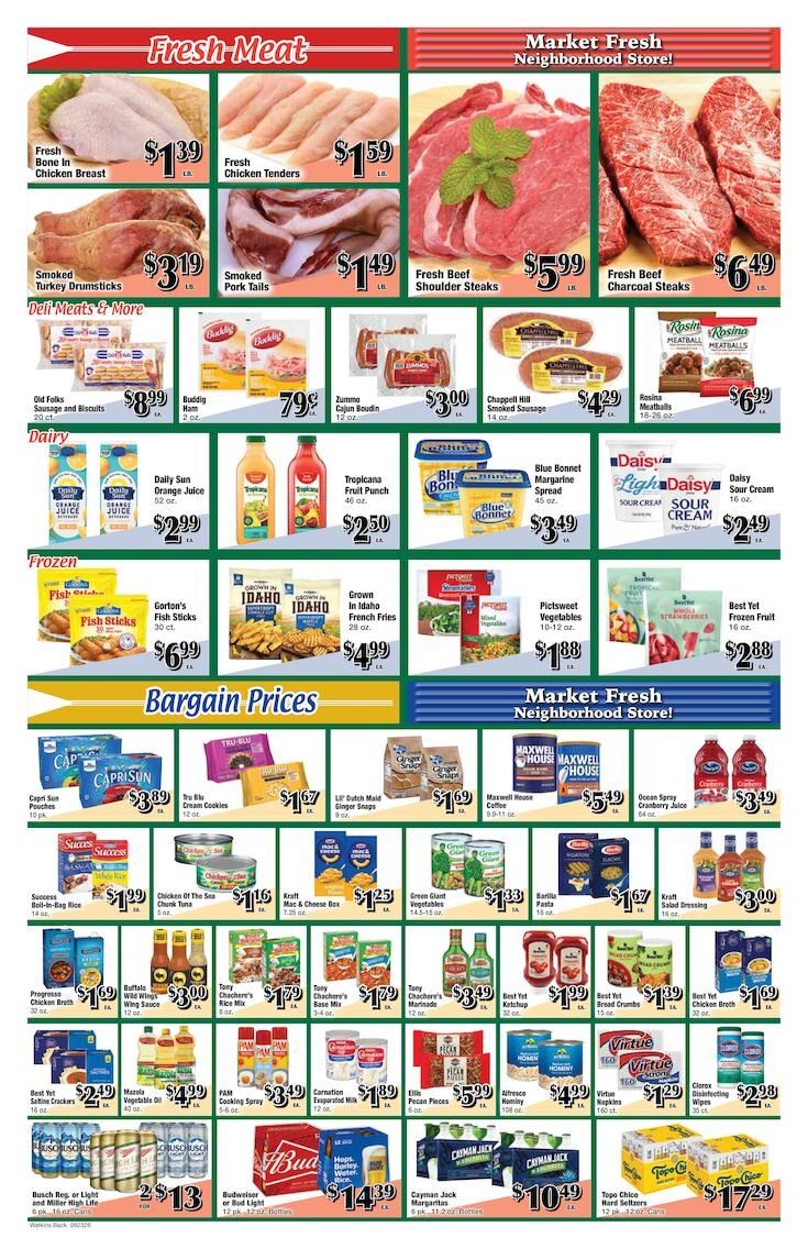 Watkins Supermarket Weekly Ad September 23 - 29, 2026