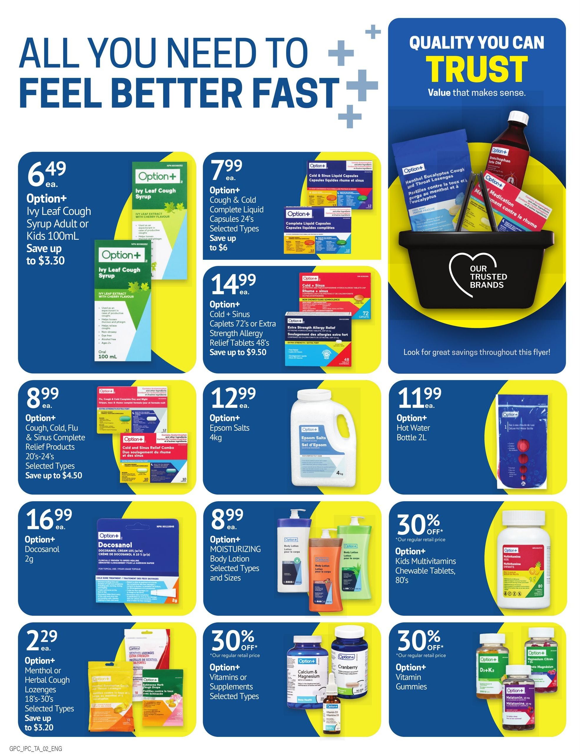 I.D.A. Pharmacy Monthly Flyer September 25 to October 29