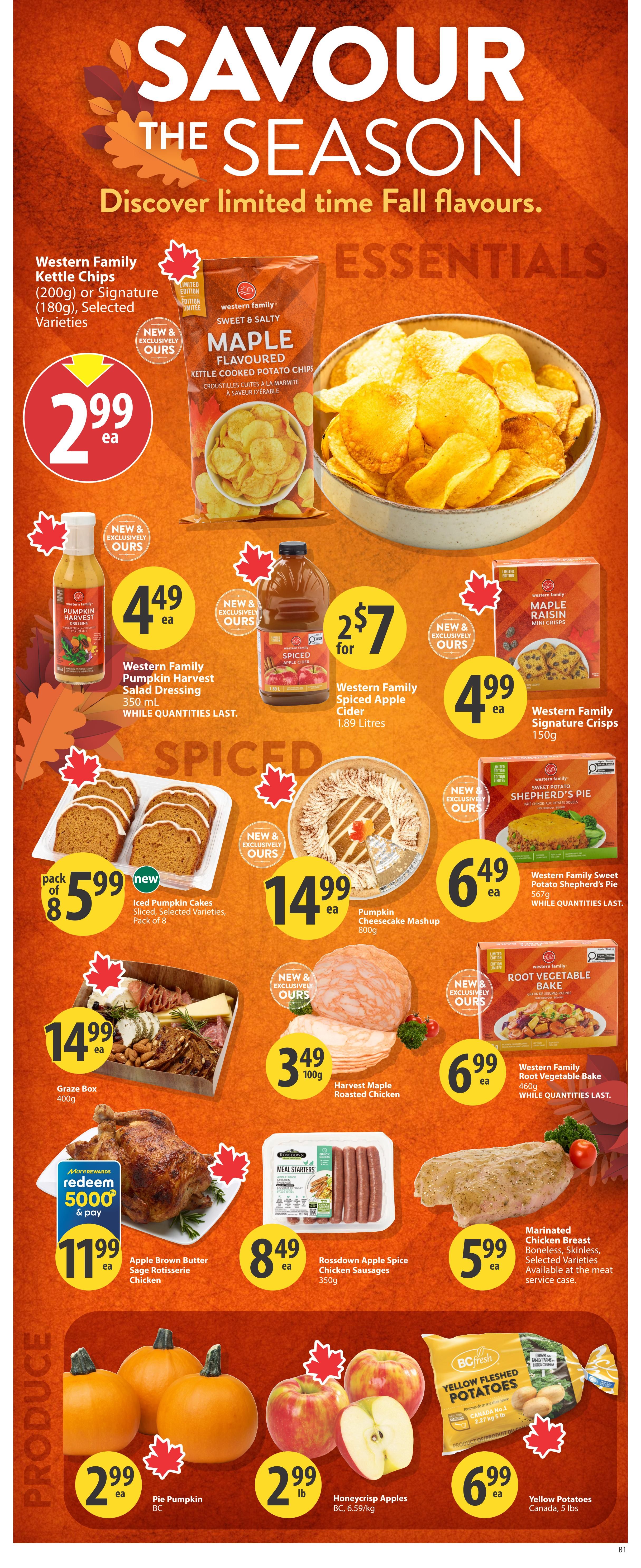 Save On Foods (AB) Flyer September 24 to 30