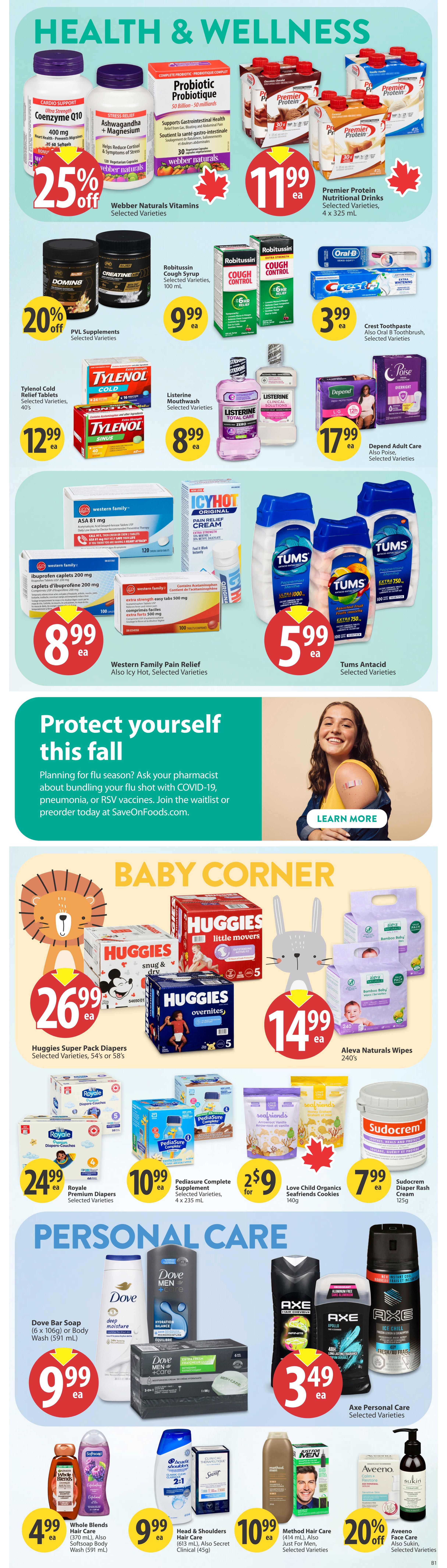Save On Foods (AB) Flyer September 24 to 30