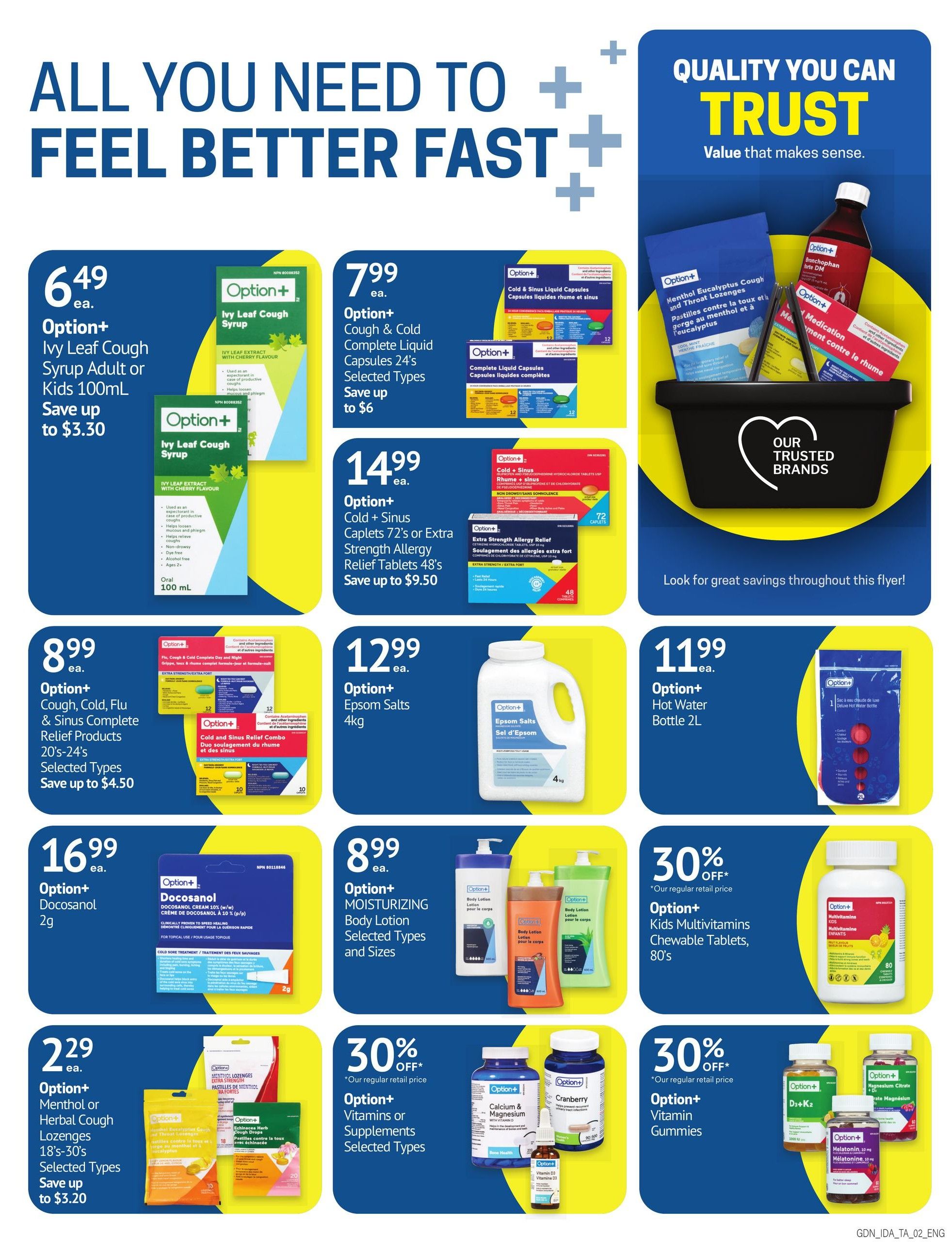 I.D.A. Flyer September 25 to October 1