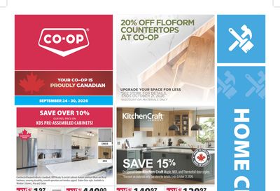 Co-op (West) Home Centre Flyer September 24 to 30