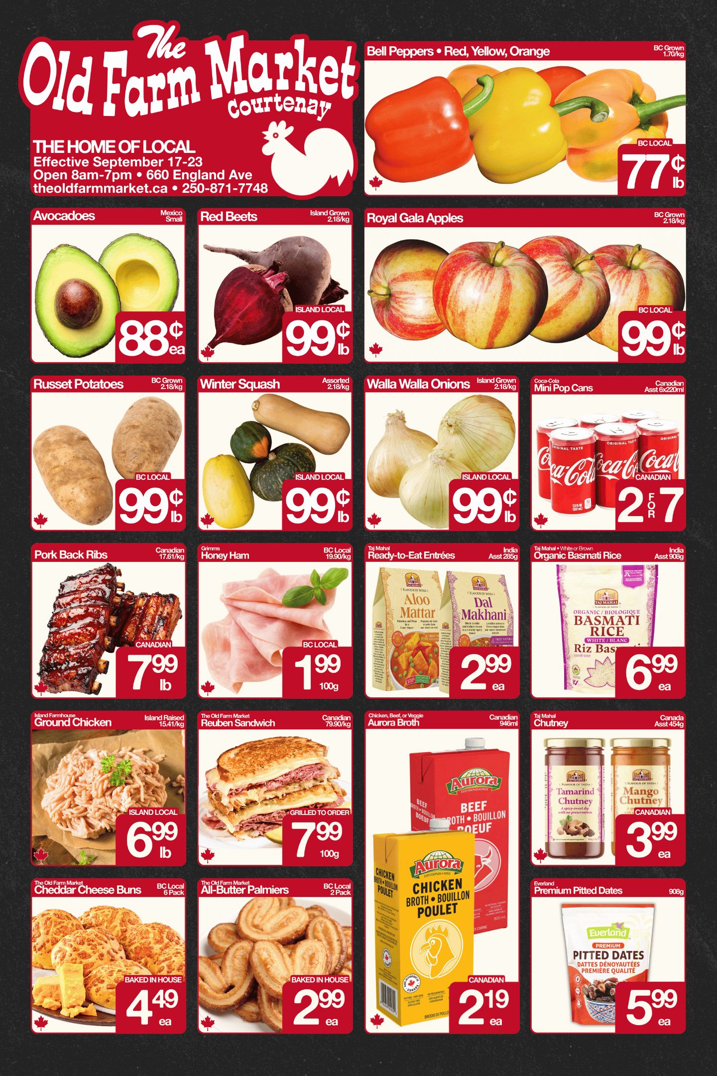 The Old Farm Market (Courtenay) Flyer September 24 to 30