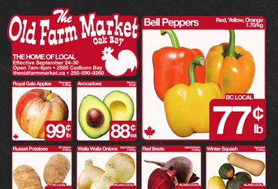 The Old Farm Market (Victoria) Flyer September 24 to 30