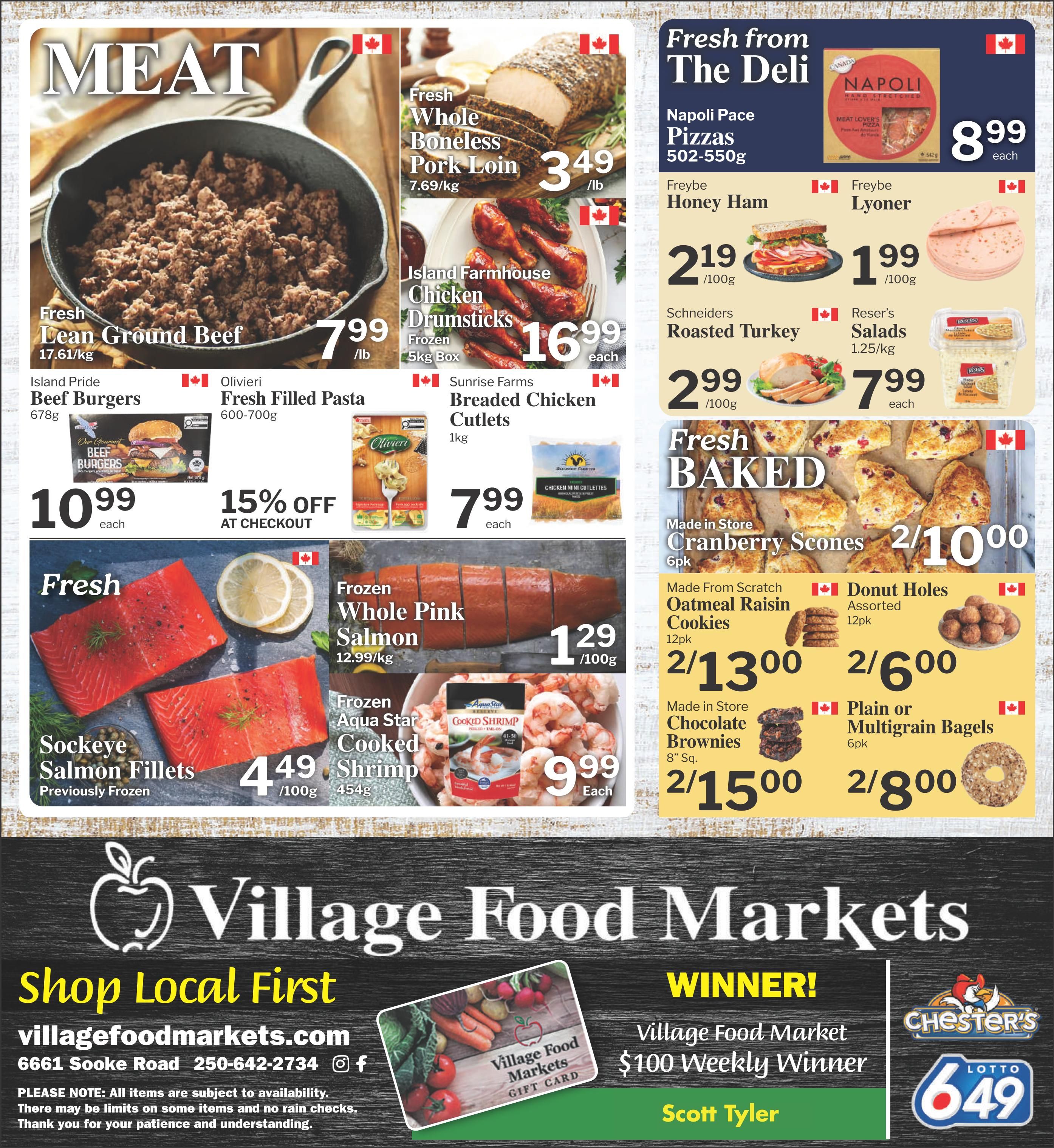 Village Food Markets Flyer September 23 to 29