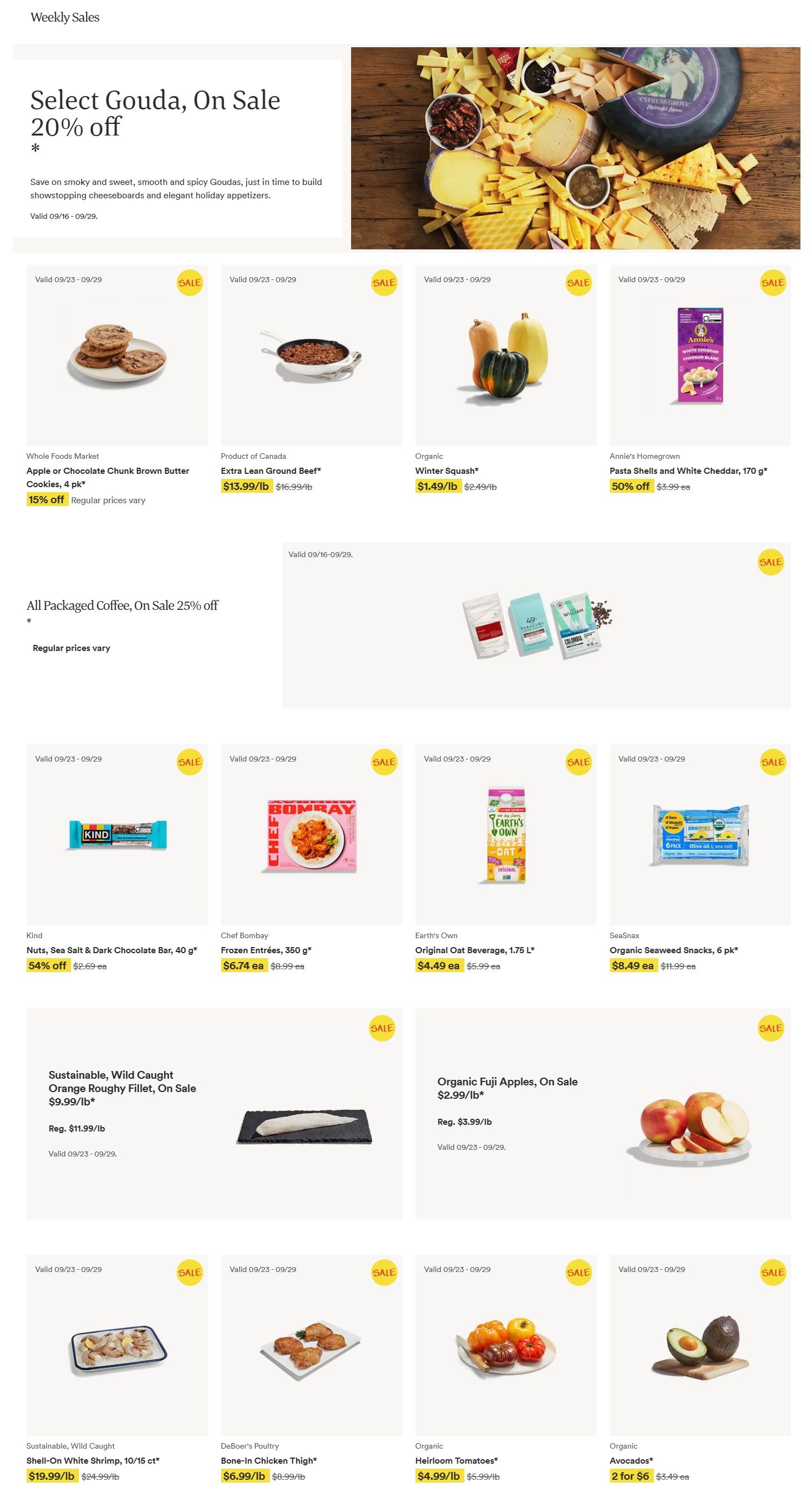Whole Foods Market (ON) Flyer September 23 to 29