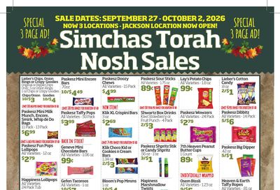 Gourmet Glatt (New Jersey) Weekly Ad September 26 - October 2, 2026