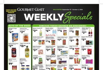 Gourmet Glatt (New York) Weekly Ad September 26 - October 2, 2026