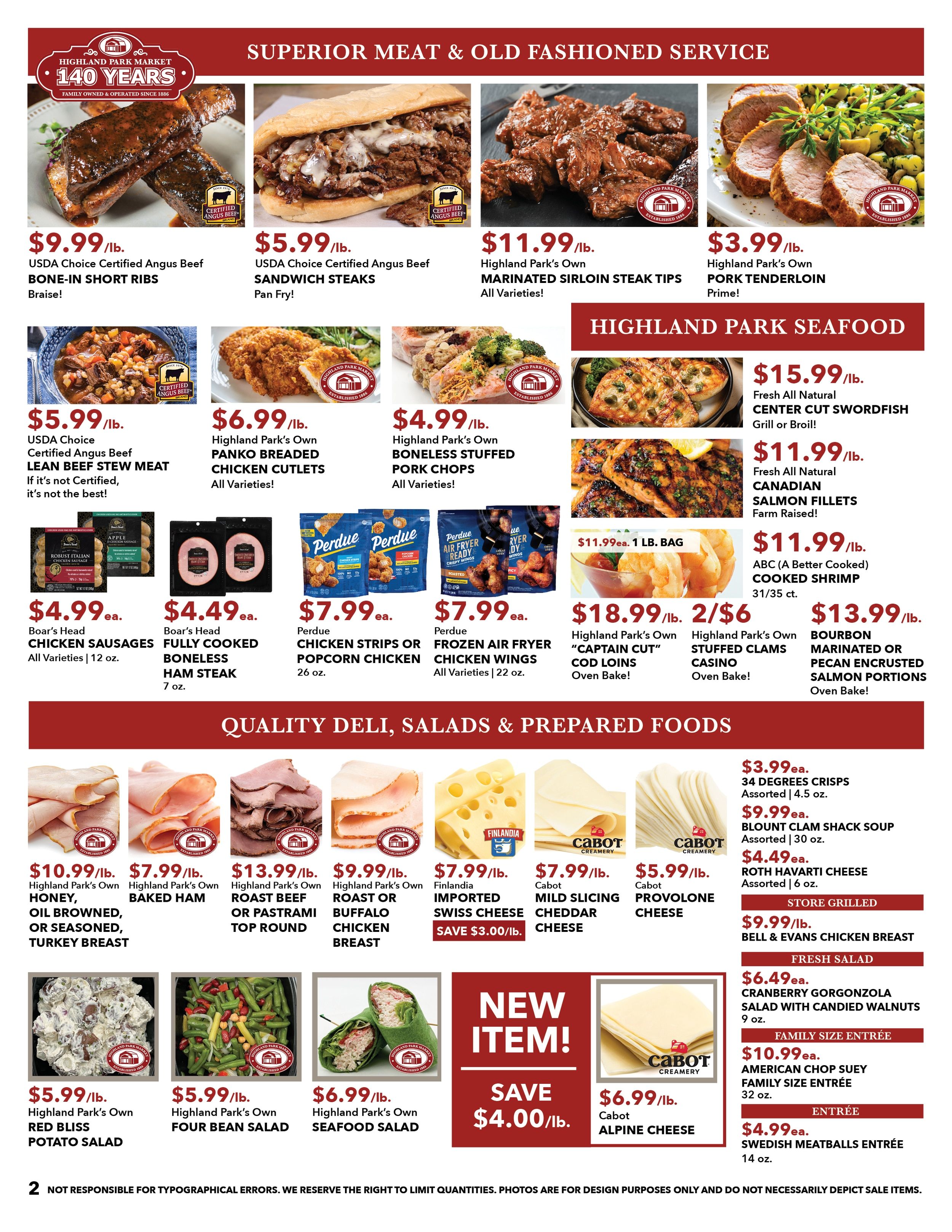 Highland Park Market (Connecticut) Weekly Ad September 27 - October 3, 2026
