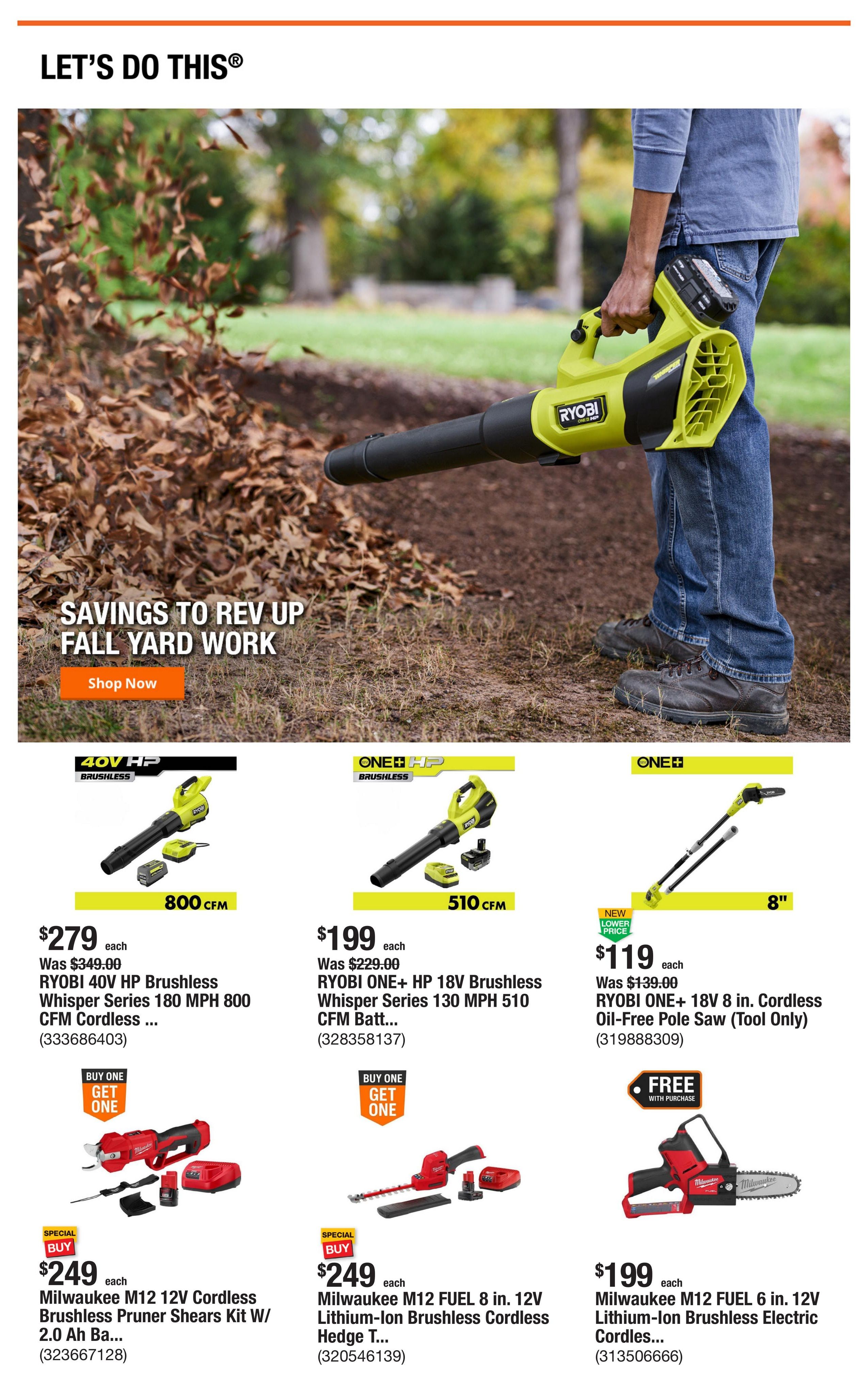 Home Depot (Wichita Falls Area, TX) Weekly Ad September 10 - 24, 2026