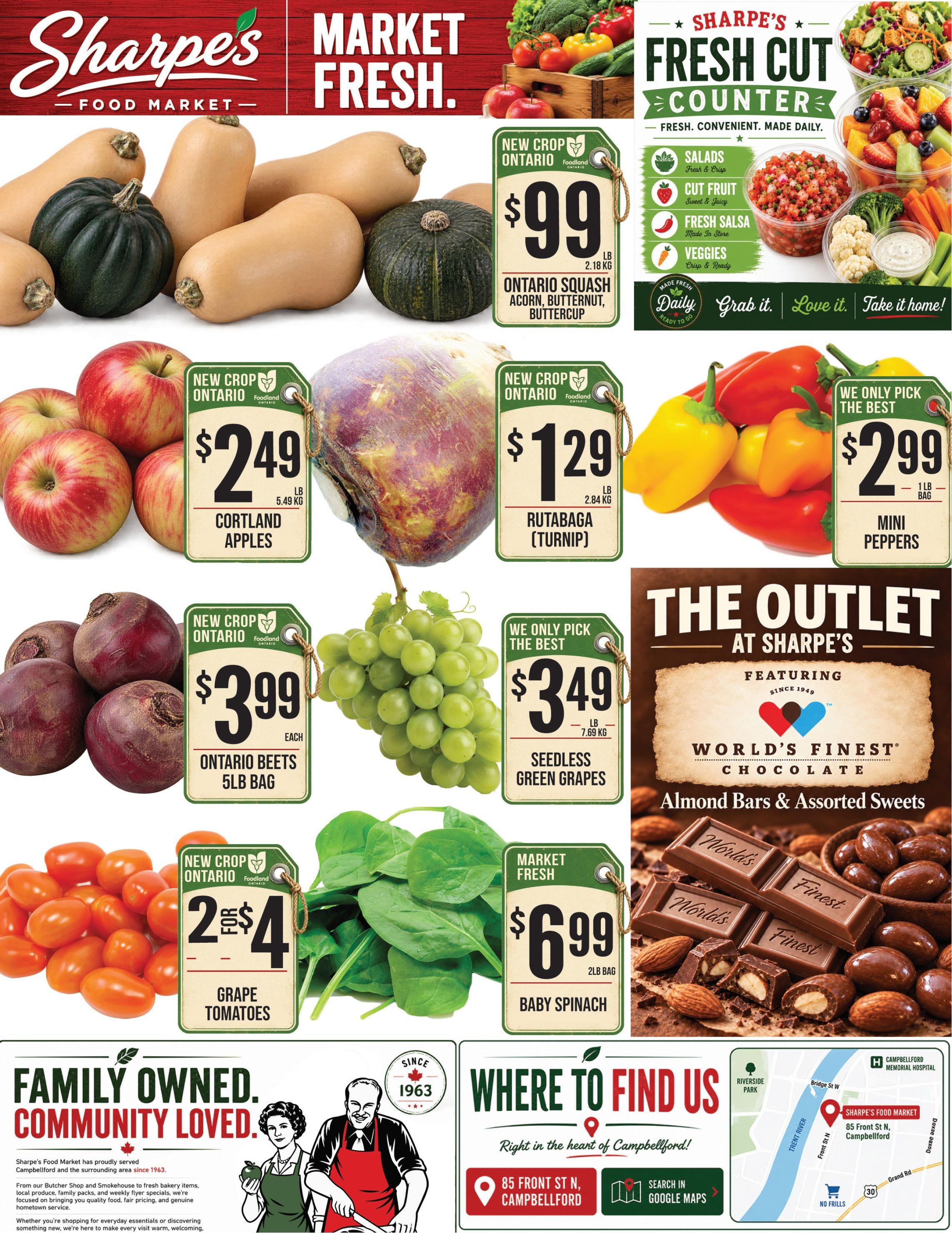 Sharpe's Food Market Flyer September 24 to 30