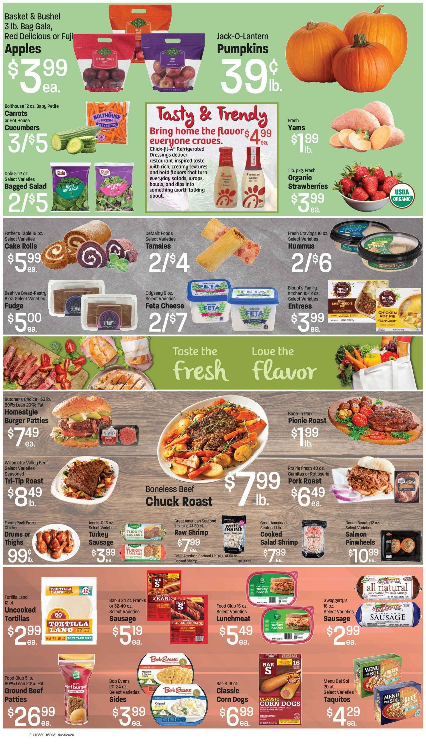 Blair's Market Weekly Ad September 23 - 29, 2026