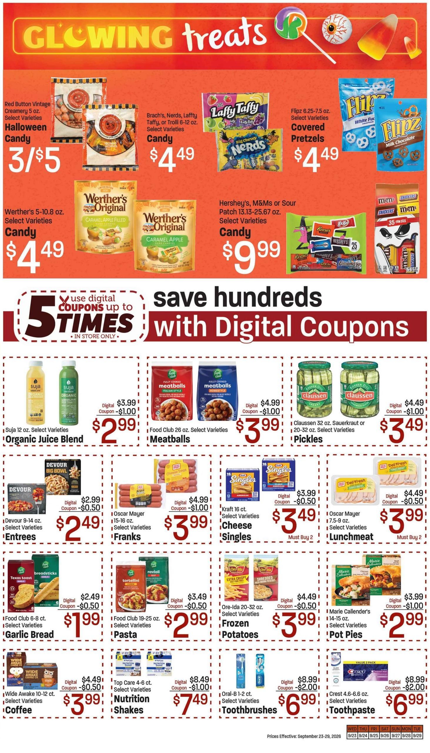 Blair's Market Weekly Ad September 23 - 29, 2026
