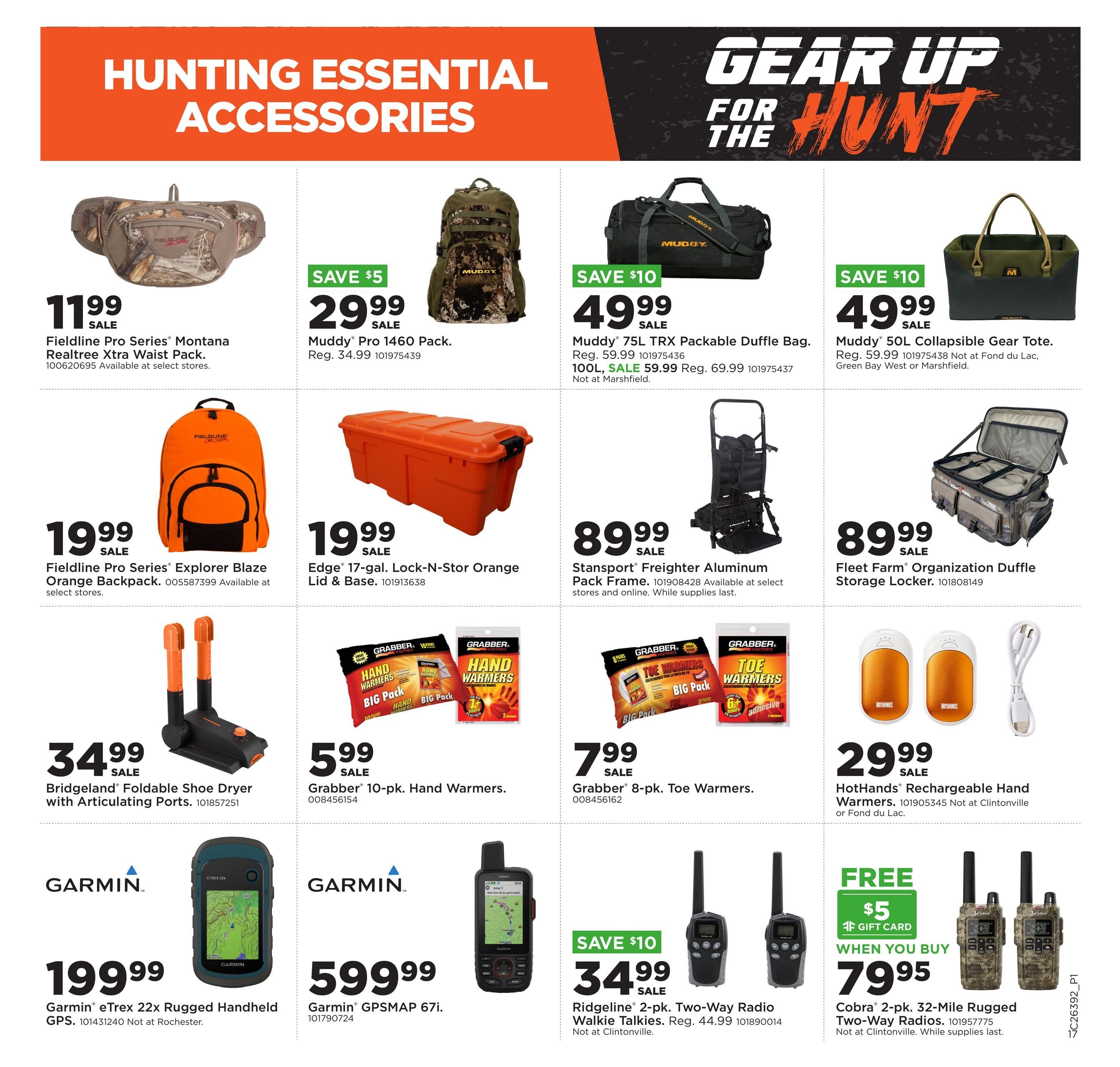 Fleet Farm Gear Up for the Hunt Weekly Ad September 21 - October 4, 2026