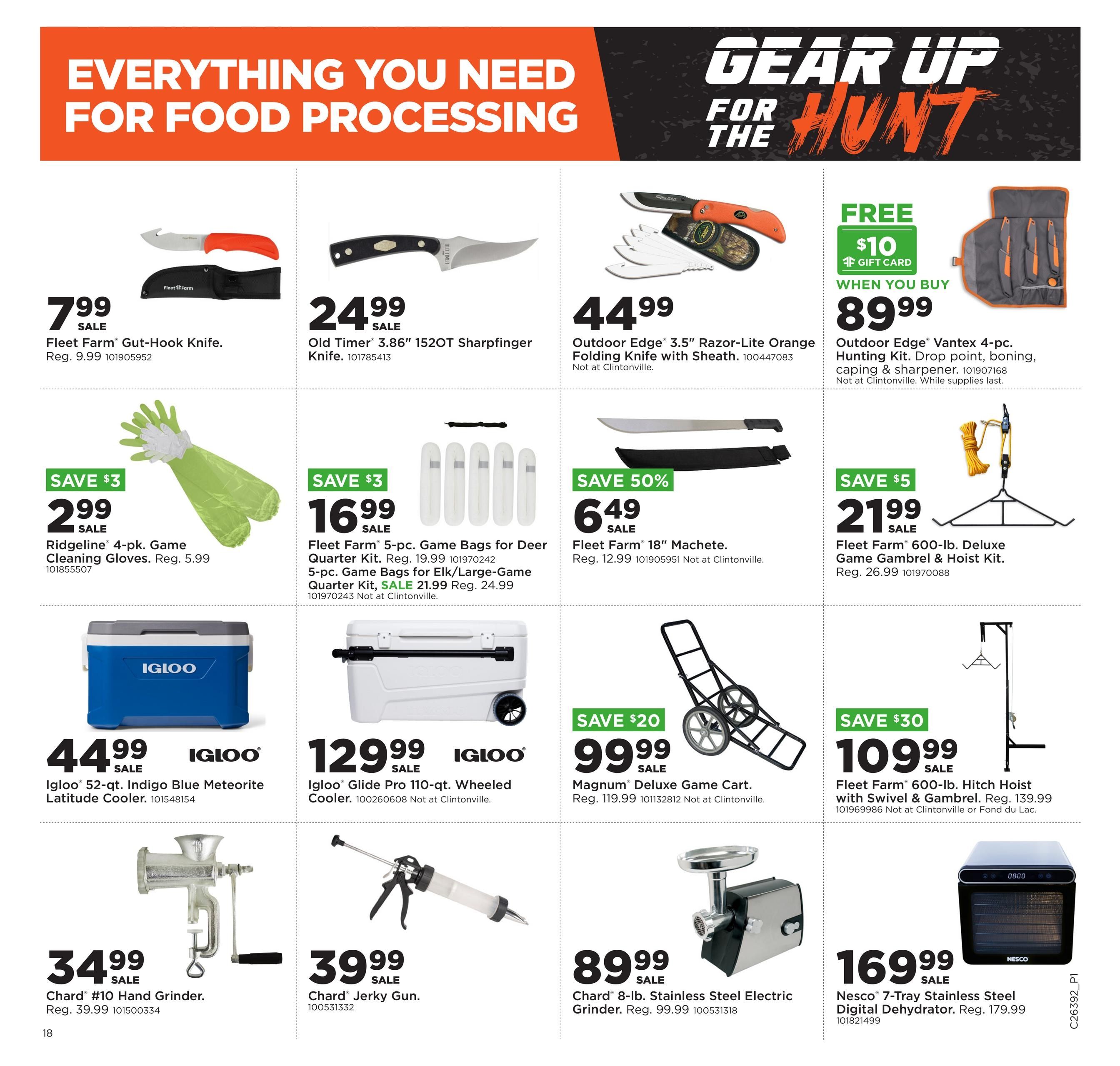 Fleet Farm Gear Up for the Hunt Weekly Ad September 21 - October 4, 2026