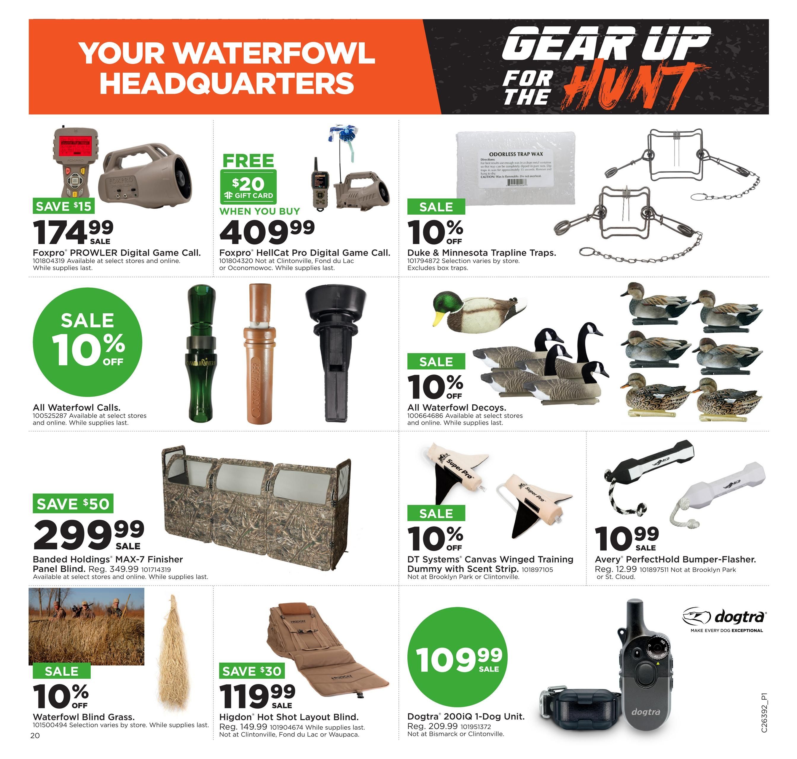 Fleet Farm Gear Up for the Hunt Weekly Ad September 21 - October 4, 2026