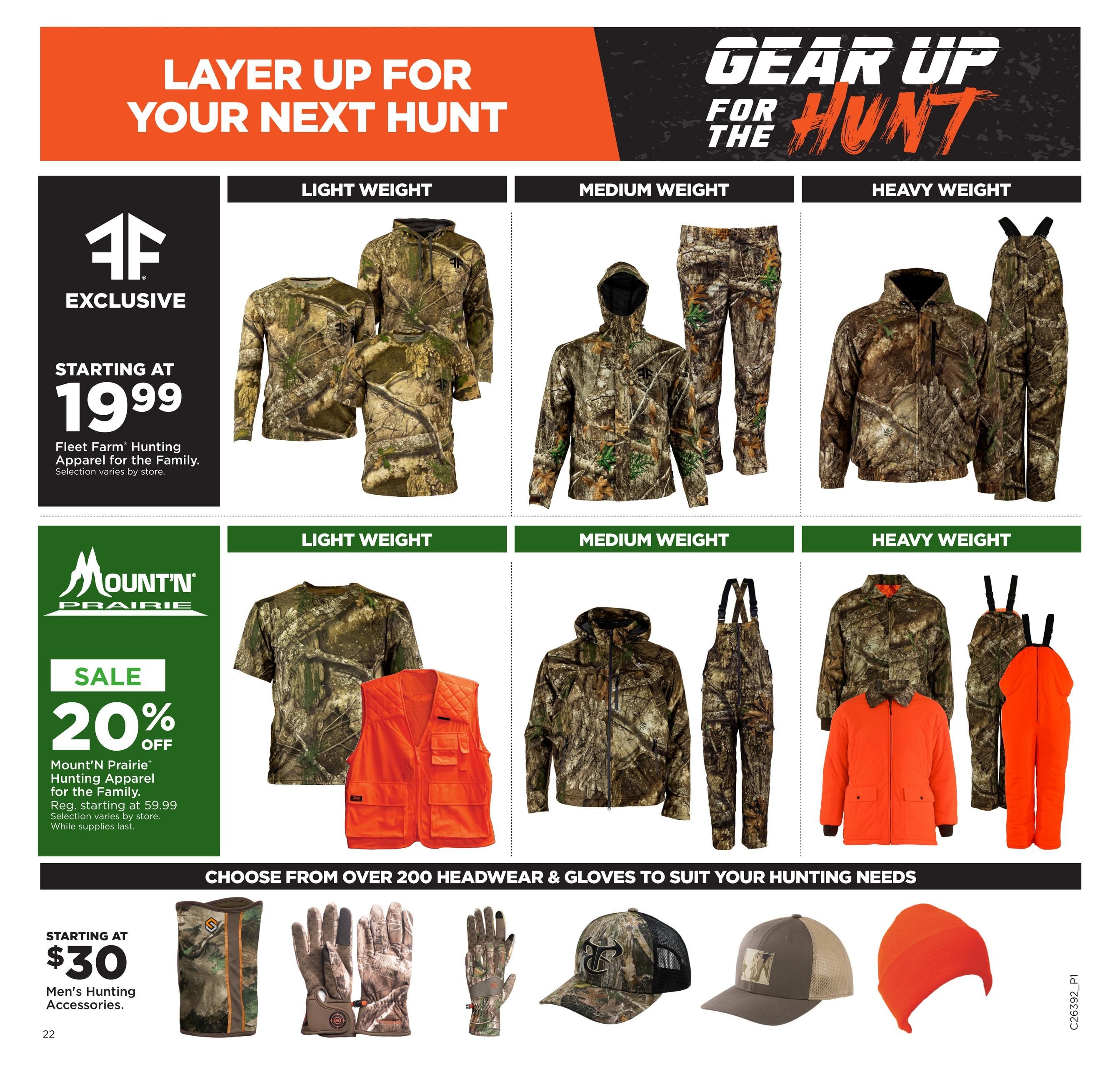 Fleet Farm Gear Up for the Hunt Weekly Ad September 21 - October 4, 2026