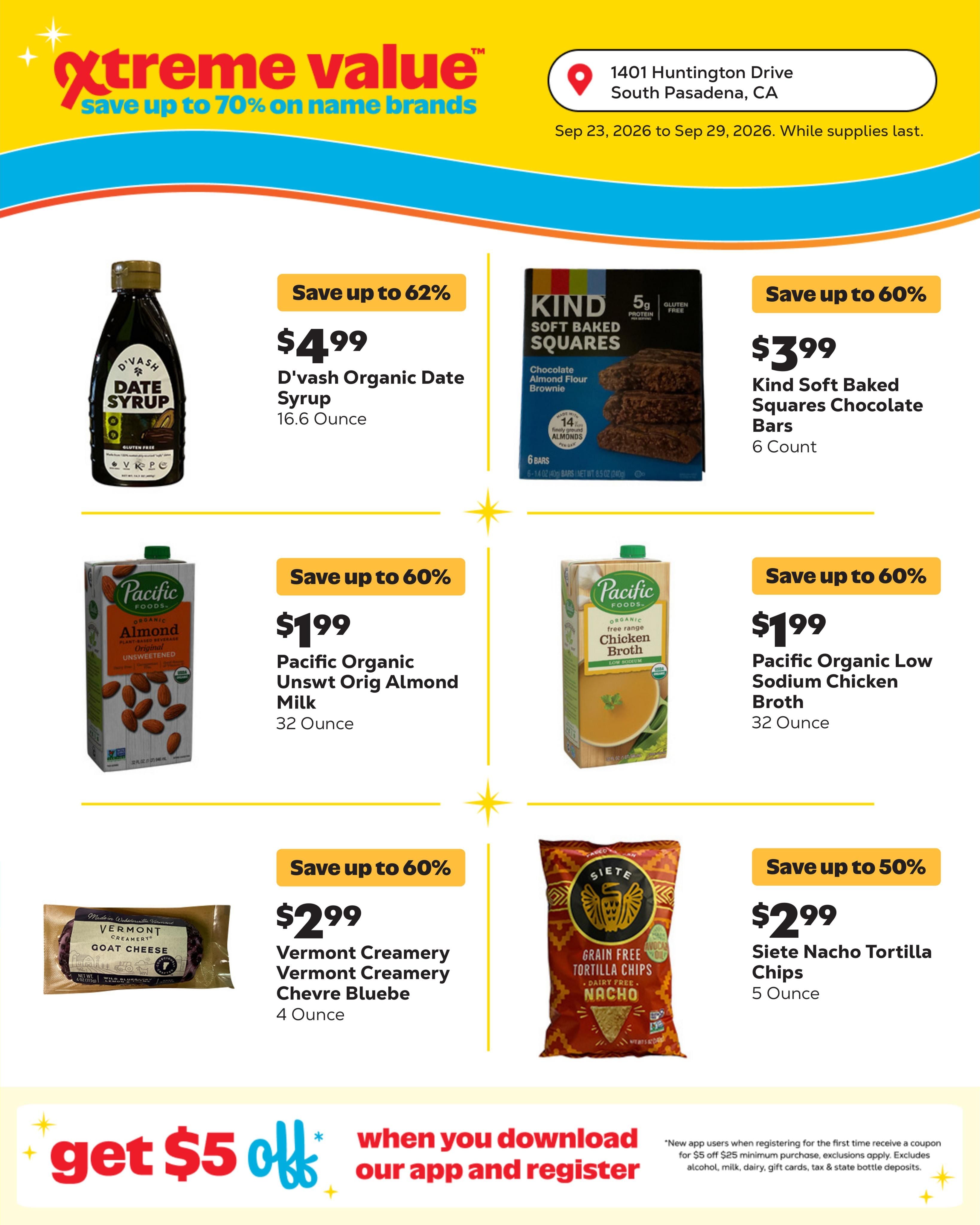 Grocery Outlet (Alhambra-Pasadena Area, CA) Weekly Ad September 23 - 29, 2026