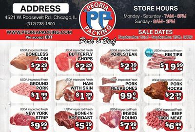 Peoria Packing Butcher Shop Weekly Ad September 23 - 29, 2026