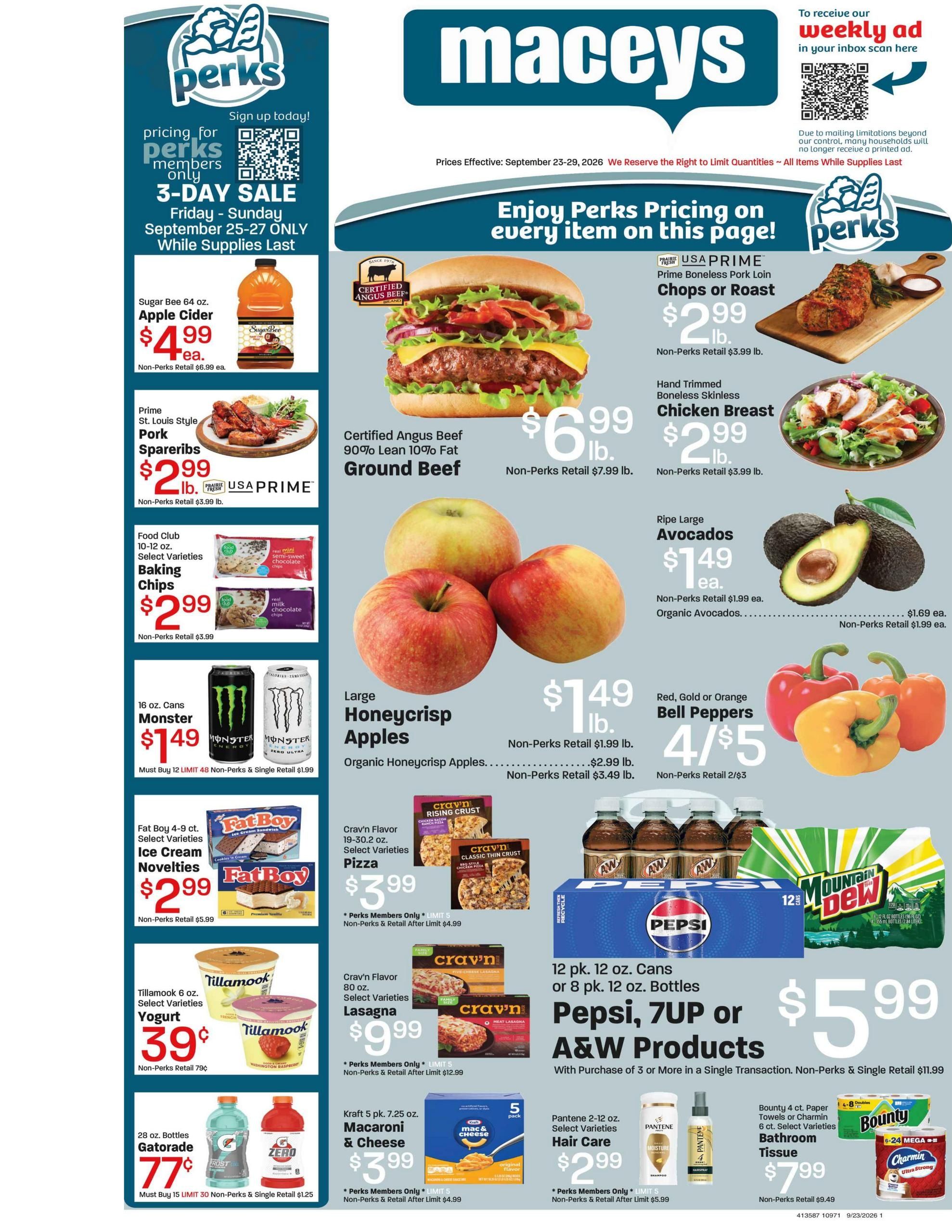 Maceys (Logan Area, UT) Weekly Ad September 23 - 29, 2026