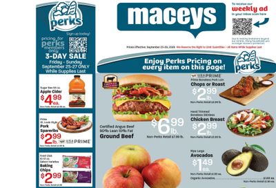 Maceys (Logan Area, UT) Weekly Ad September 23 - 29, 2026