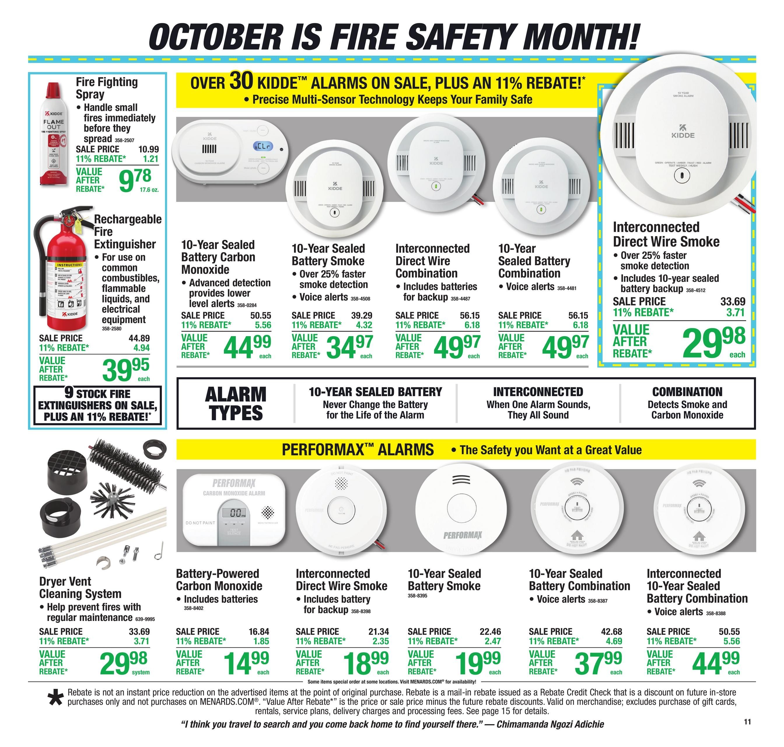 Menards (Dodge City Area, KS) 11% Rebate Sale Weekly Ad September 23 - October 4, 2026