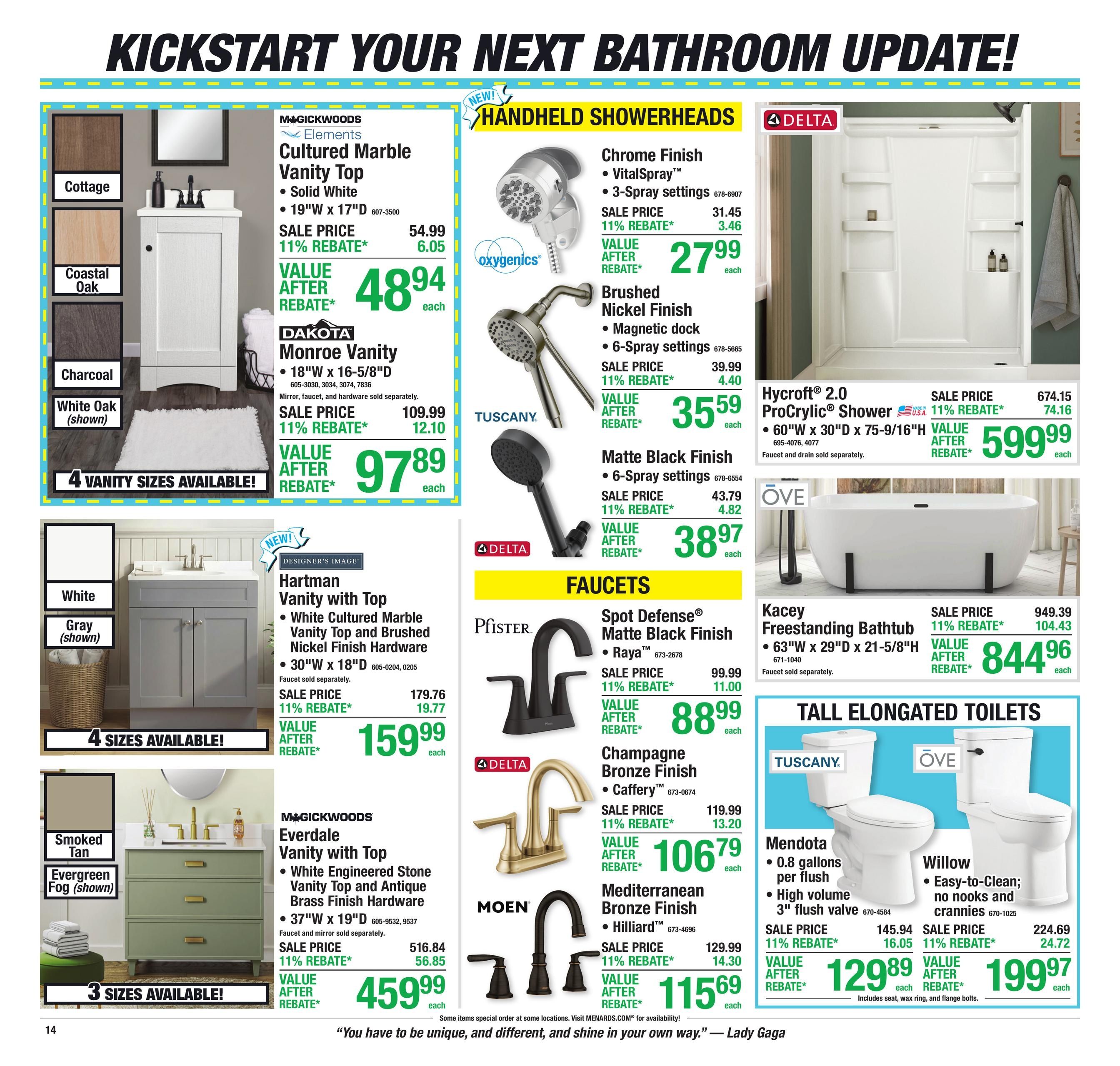 Menards (Dodge City Area, KS) 11% Rebate Sale Weekly Ad September 23 - October 4, 2026