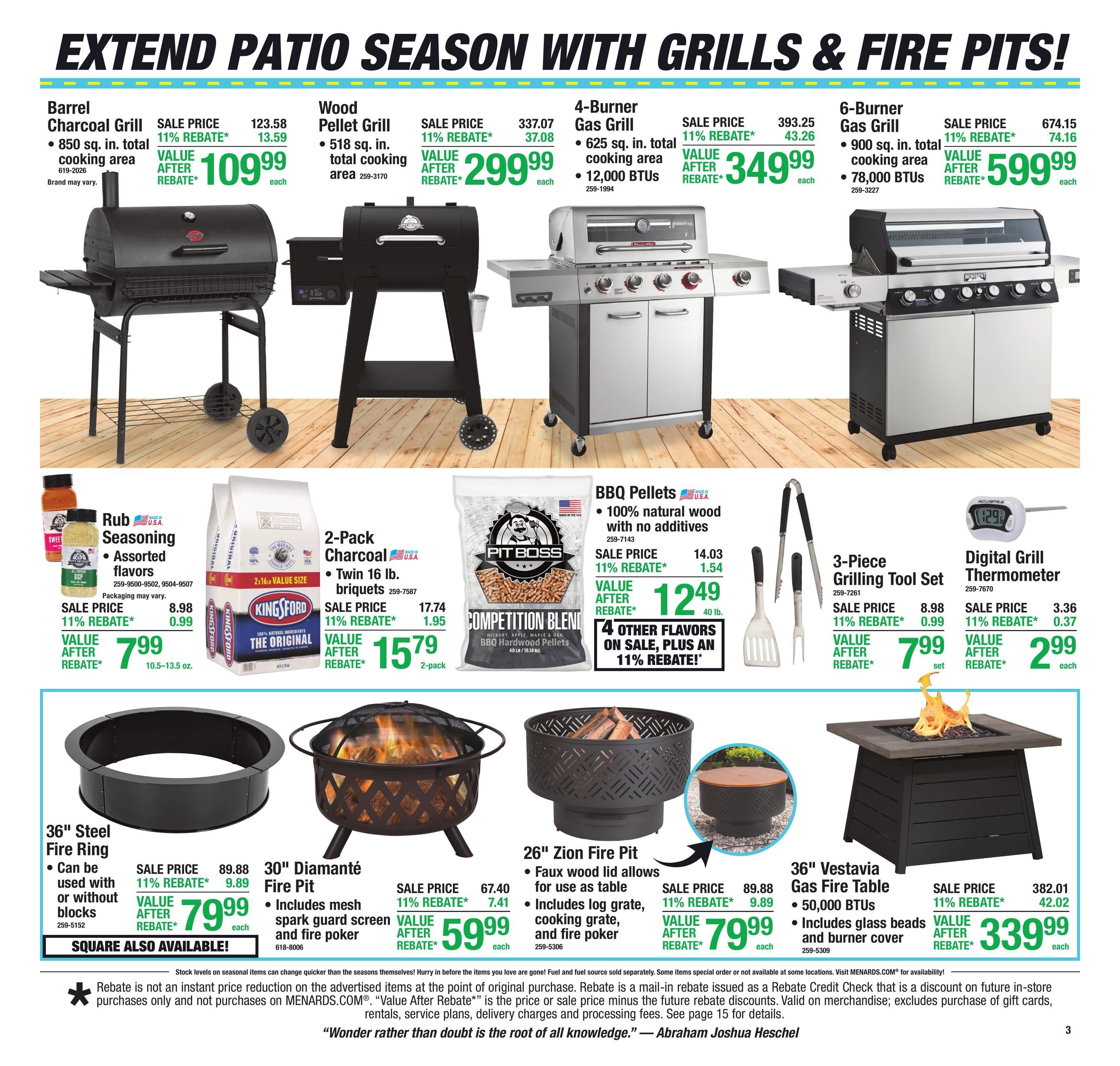 Menards (Dodge City Area, KS) 11% Rebate Sale Weekly Ad September 23 - October 4, 2026