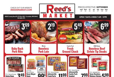 Reed's Market Weekly Ad September 23 - 29, 2026
