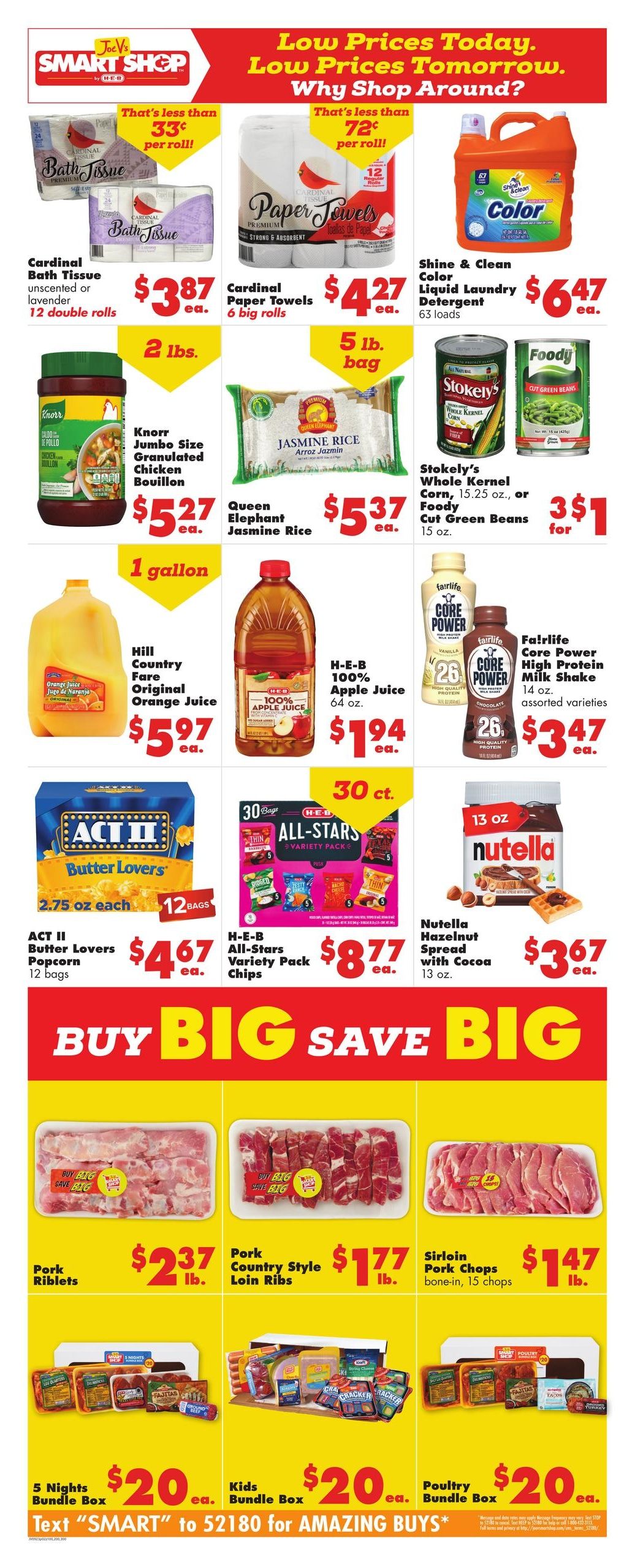 Joe V's Smart Shop (Arlington Area, TX) Weekly Ad September 23 - 29, 2026