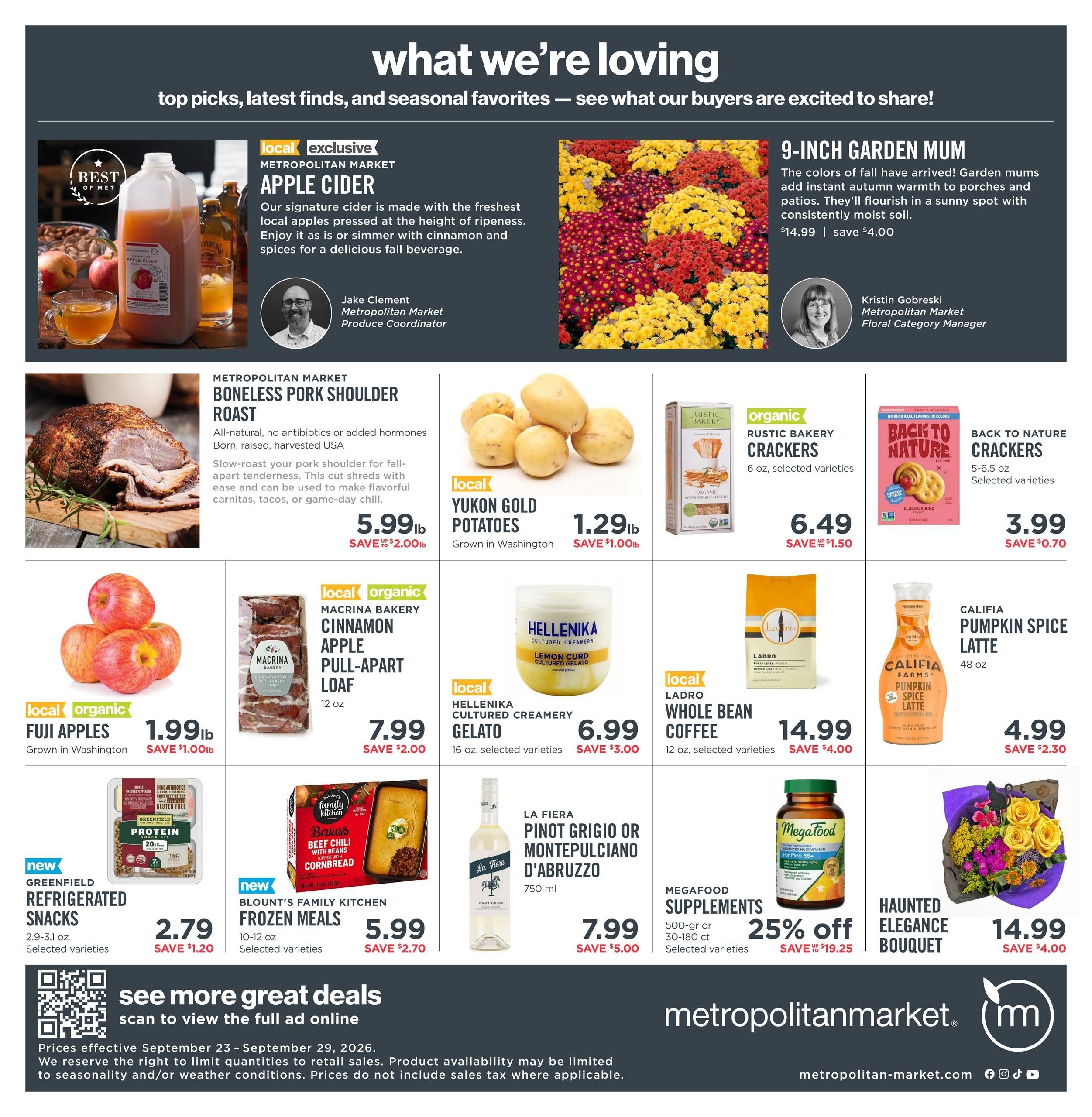 Metropolitan Market Weekly Ad September 23 - 29, 2026