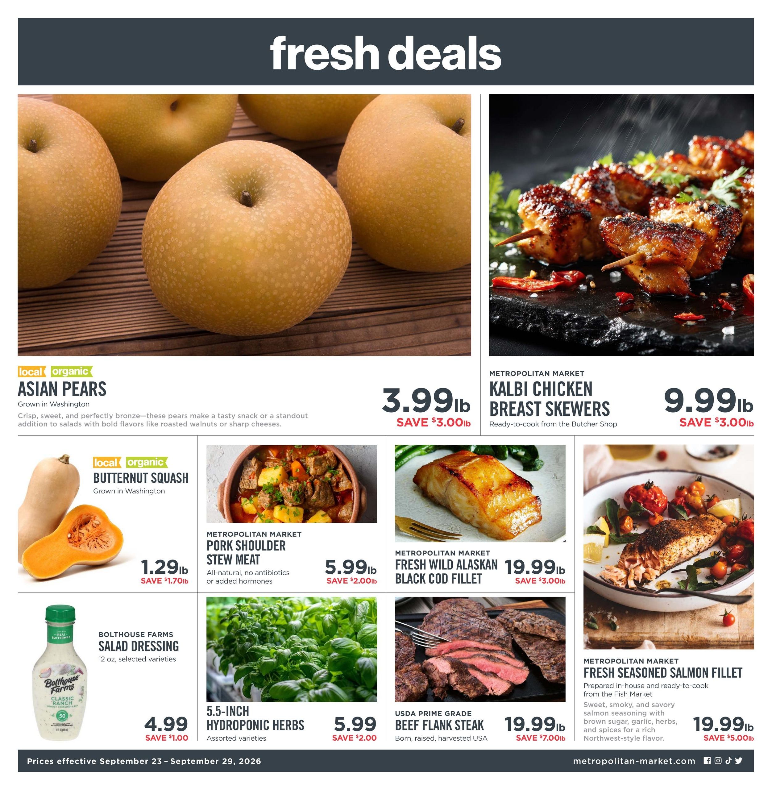 Metropolitan Market Weekly Ad September 23 - 29, 2026