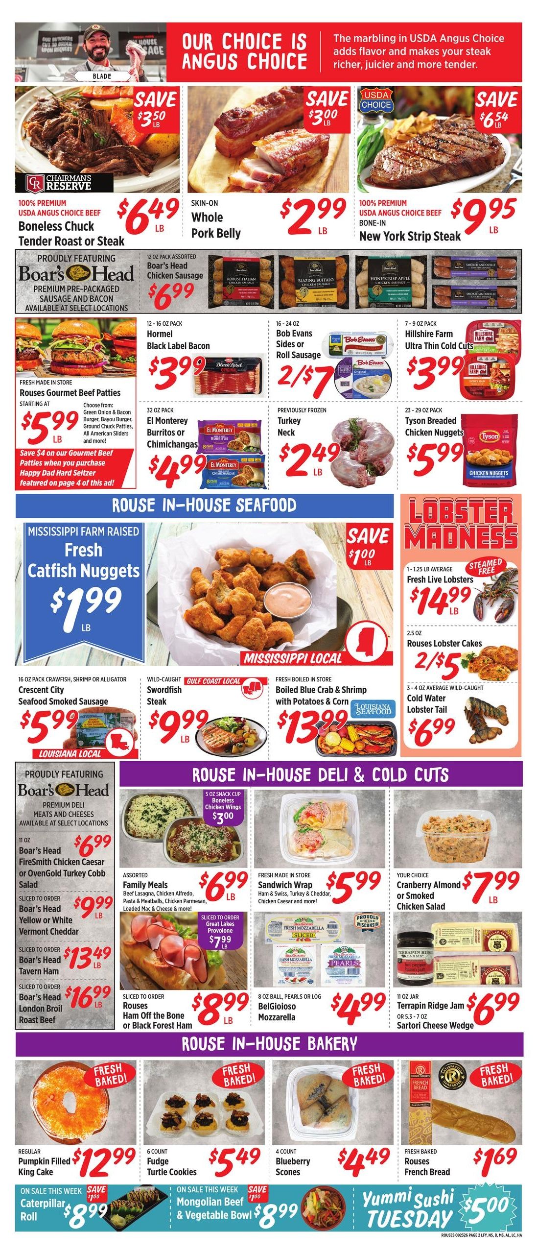 Rouses Supermarkets (Gulfport Area, MS) Weekly Ad September 23 - 30, 2026