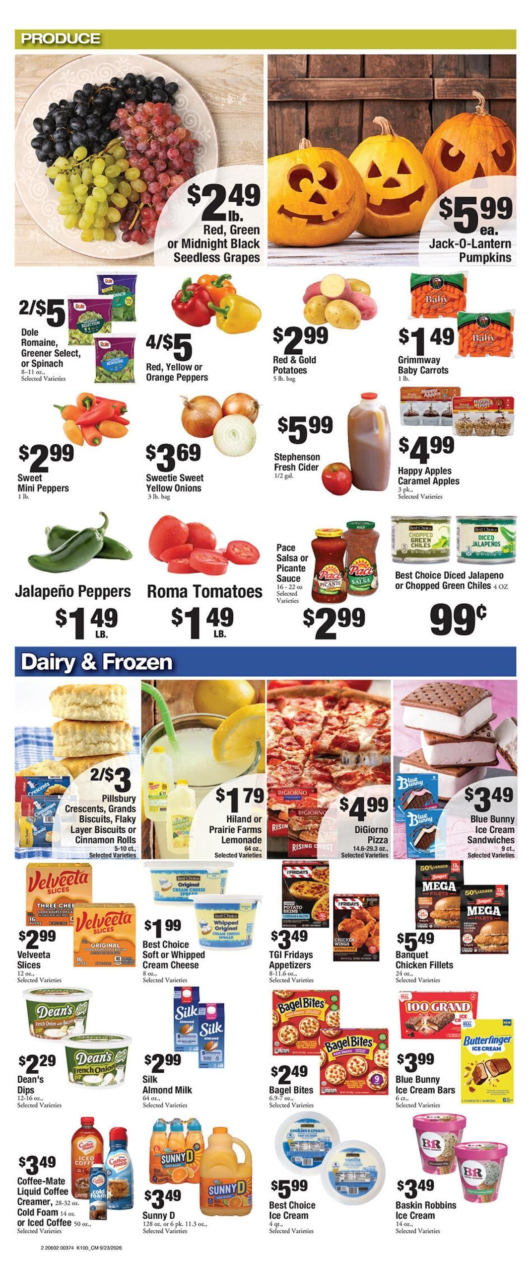 Seabrook Apple Market Weekly Ad September 23 - 29, 2026