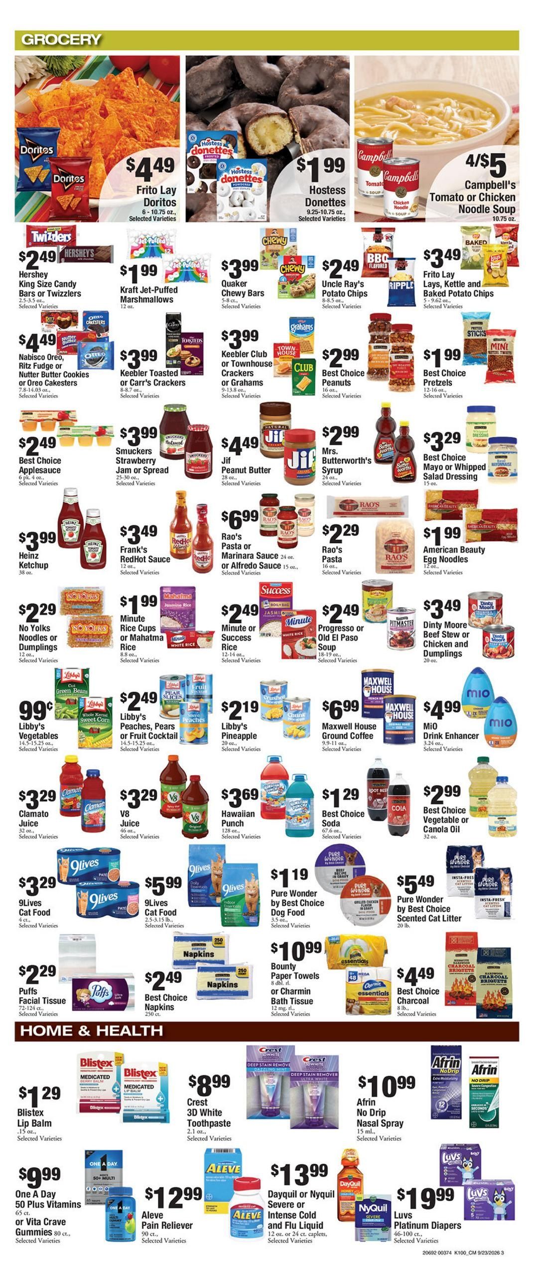 Seabrook Apple Market Weekly Ad September 23 - 29, 2026