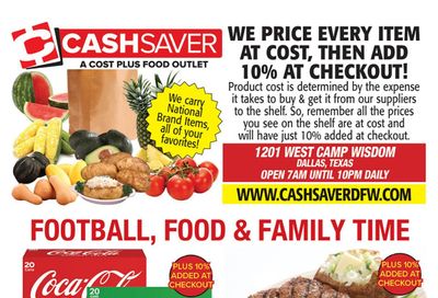 Cash Saver DFW Weekly Ad September 23 - October 6, 2026